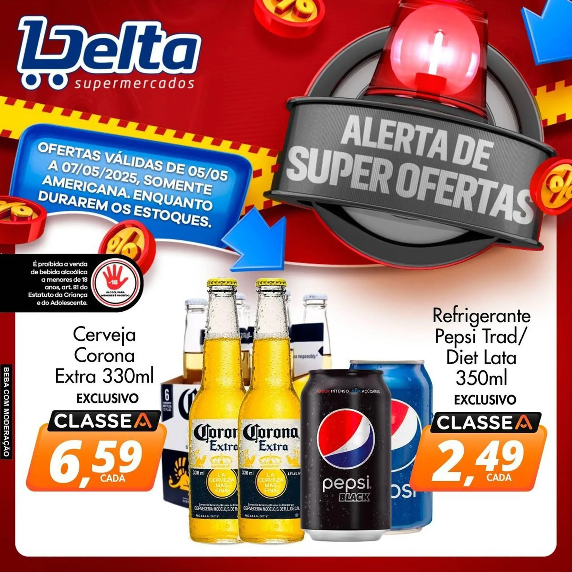 Encarte de Catálogo Delta Supermercados 5 de maio até 7 de maio 2025 - Pagina 1