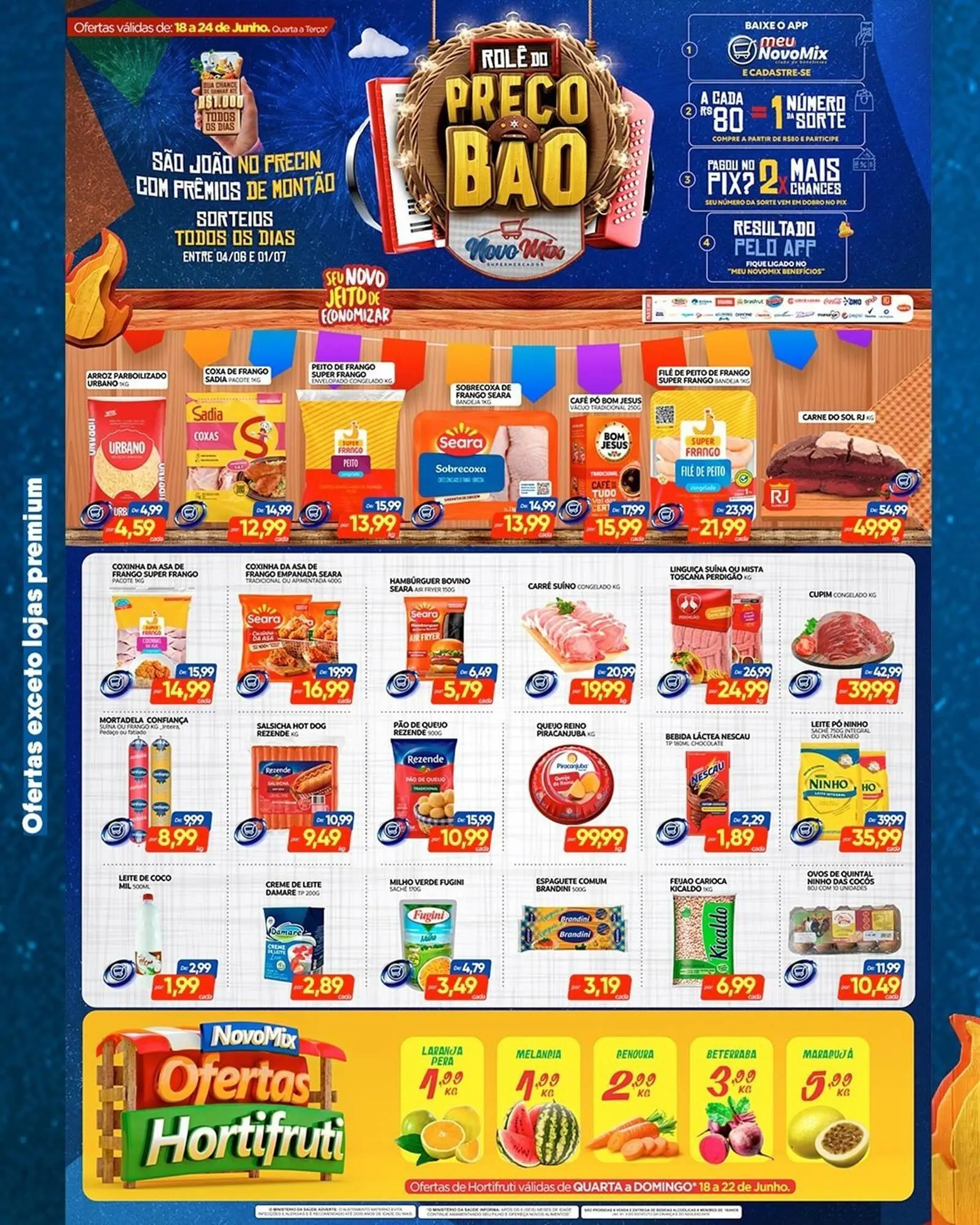 Encarte de Catálogo Novo Mix 18 de junho até 24 de junho 2025 - Pagina 1