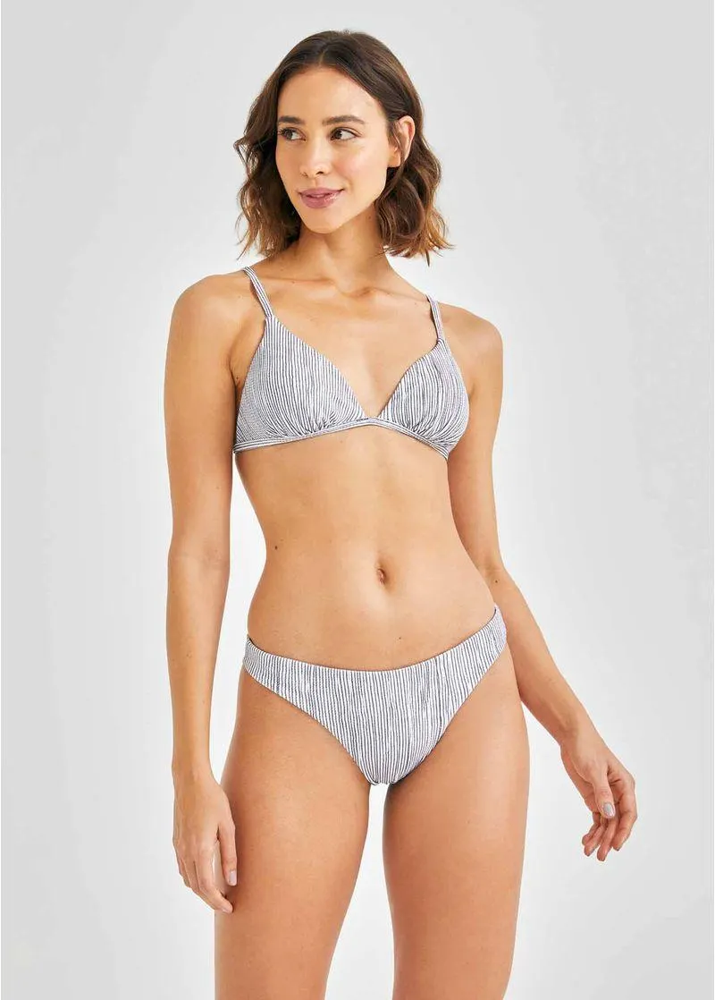 Top Biquini Triângulo Navy