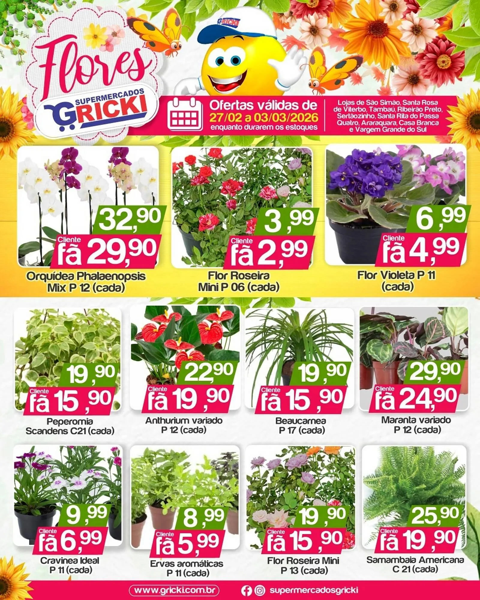 Encarte de Catálogo Supermercados Gricki 27 de fevereiro até 3 de março 2026 - Pagina 1