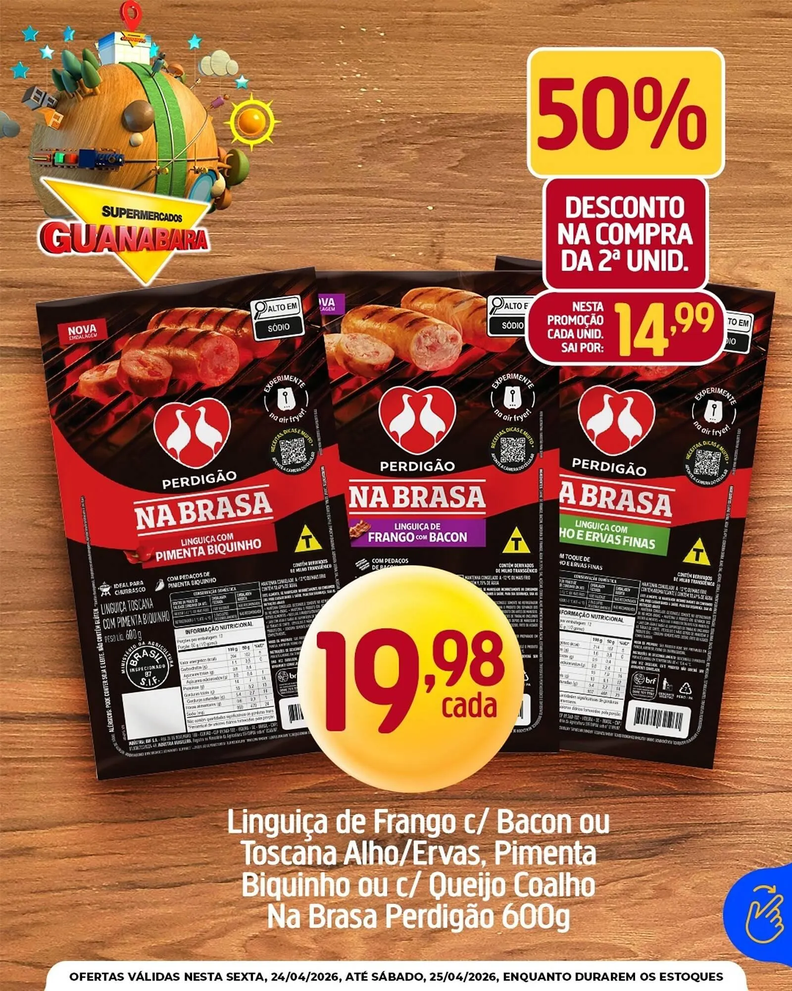 Encarte de Encarte Supermercados Guanabara 24 de abril até 25 de abril 2026 - Pagina 3