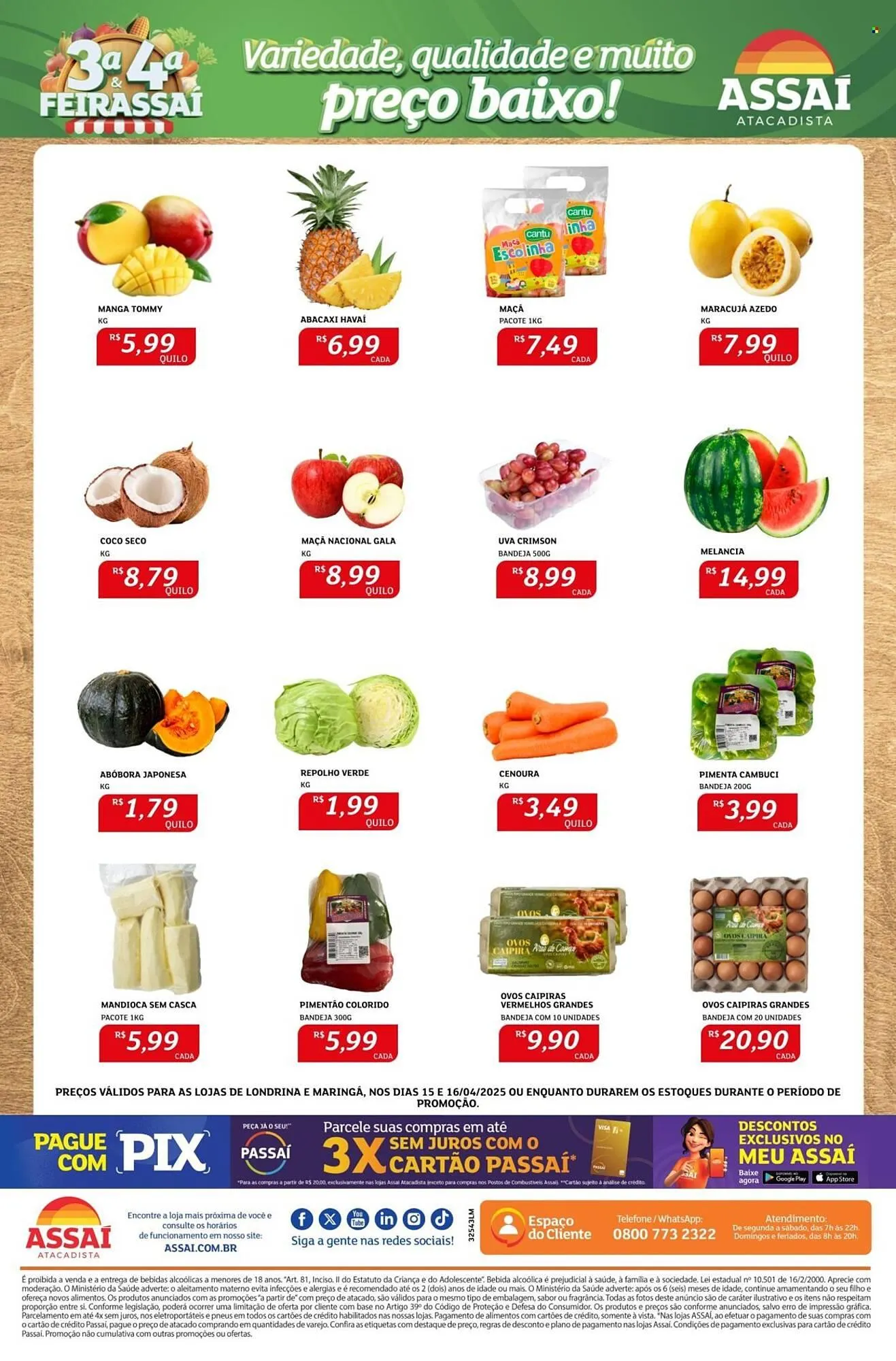 Encarte de Catálogo Assaí Atacadista 15 de abril até 16 de abril 2025 - Pagina 2