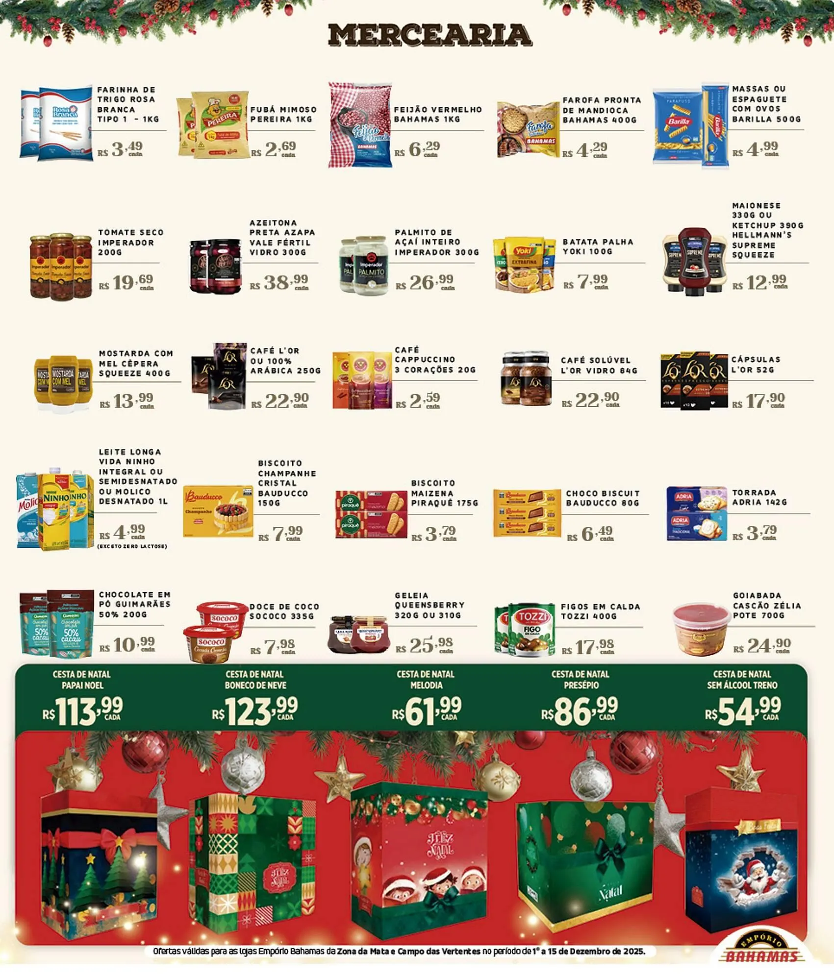 Encarte de Catálogo Empório Bahamas 1 de dezembro até 15 de dezembro 2025 - Pagina 5