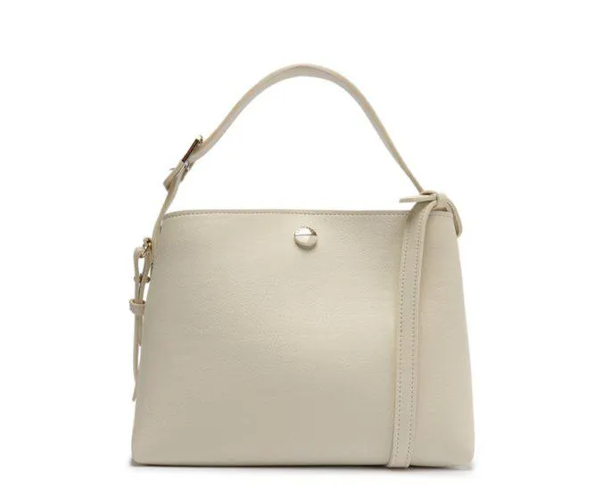 Bolsa Tote Branca Média Quadrada