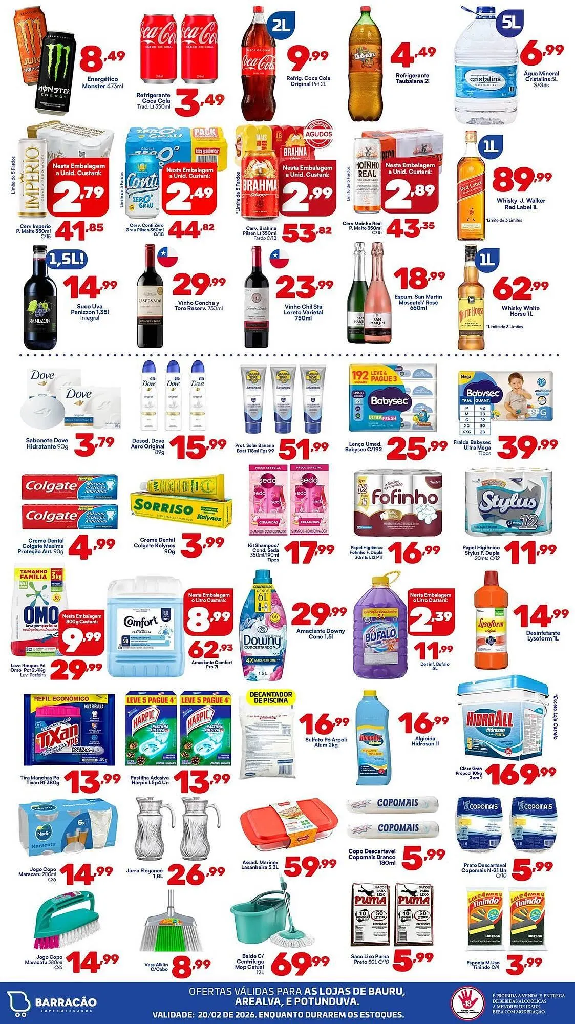 Encarte de Catálogo Barracão Supermercado 20 de fevereiro até 20 de fevereiro 2026 - Pagina 4