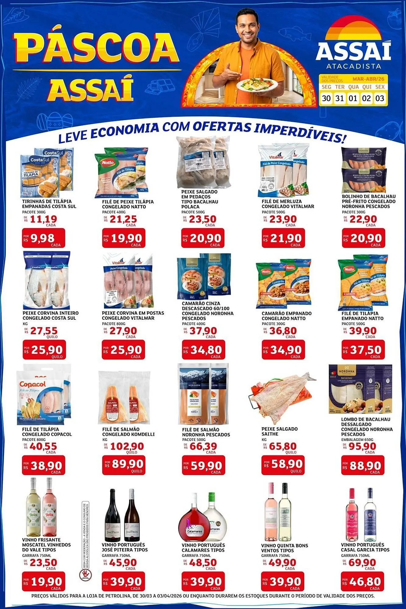 Encarte de Encarte Assaí Atacadista 30 de março até 3 de abril 2026 - Pagina 1