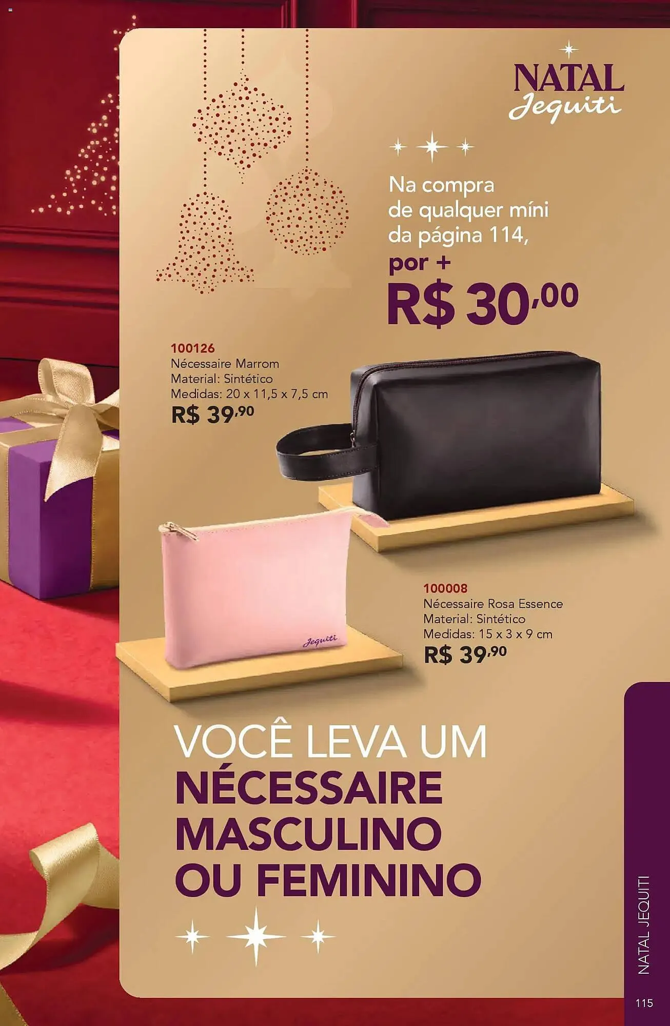 Encarte de Catálogo Jequiti 11 de novembro até 9 de dezembro 2025 - Pagina 115