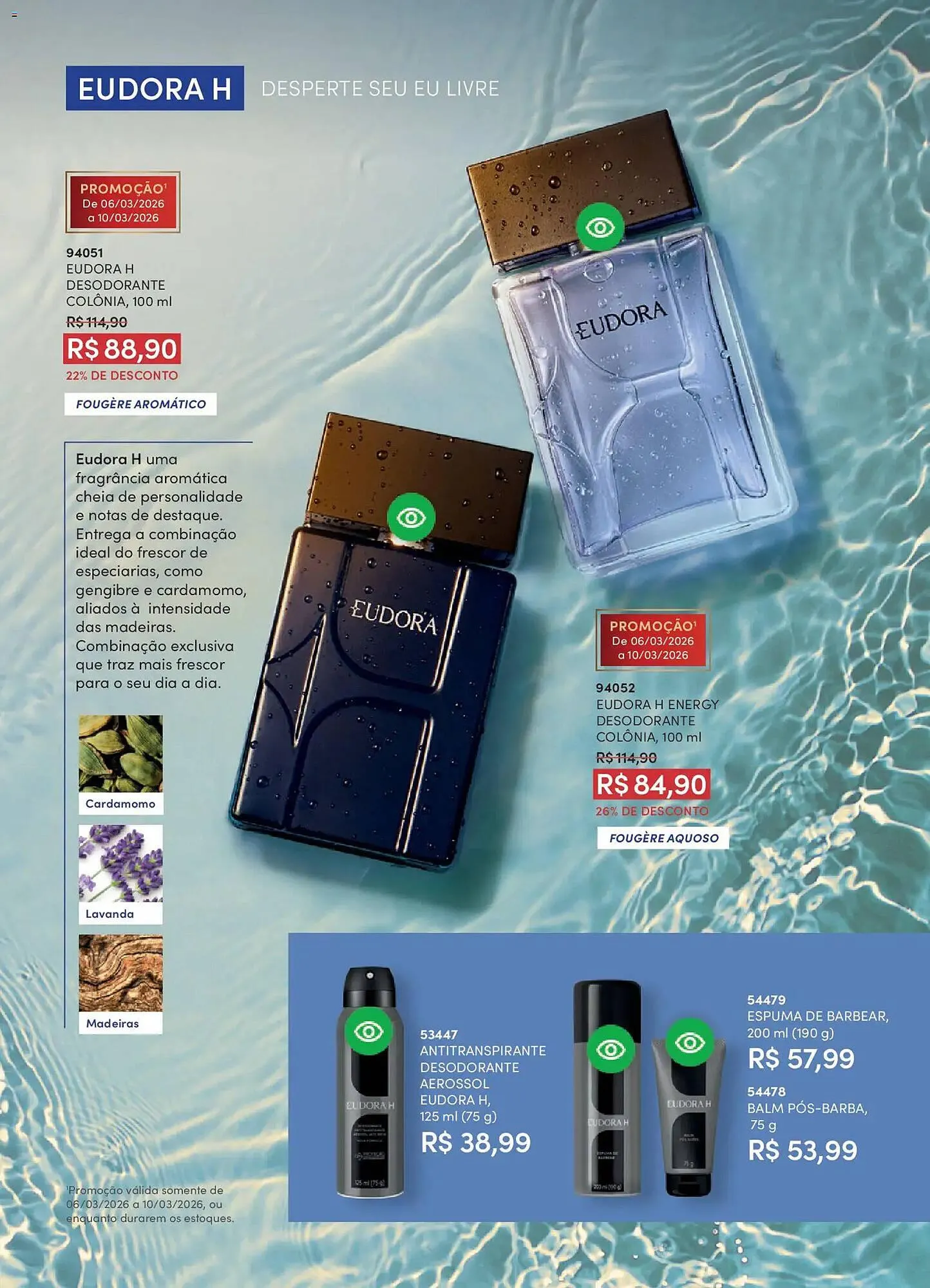 Encarte de Catálogo Eudora 19 de fevereiro até 19 de março 2026 - Pagina 110