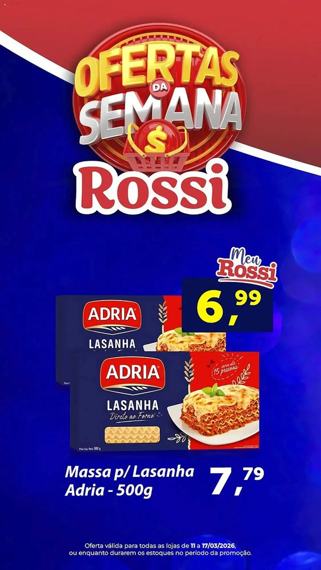 Encarte de Folheto Rossi Supermercado 11 de março até 17 de março 2026 - Pagina 3