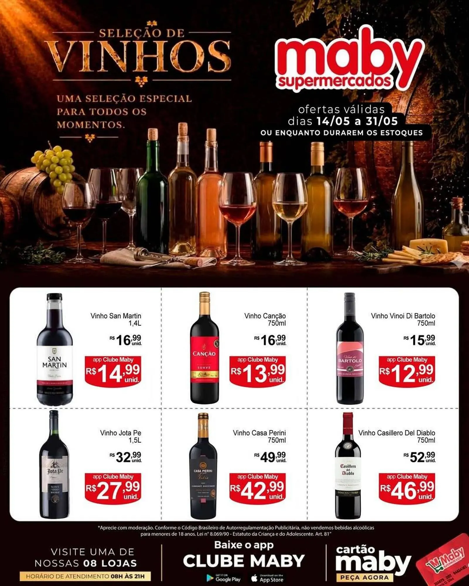 Encarte de Catálogo Maby Supermercados 14 de maio até 31 de maio 2026 - Pagina 1