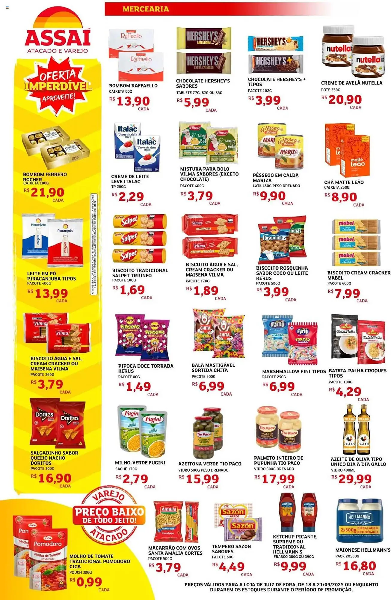 Encarte de Encarte Assaí Atacadista 18 de setembro até 21 de setembro 2025 - Pagina 2