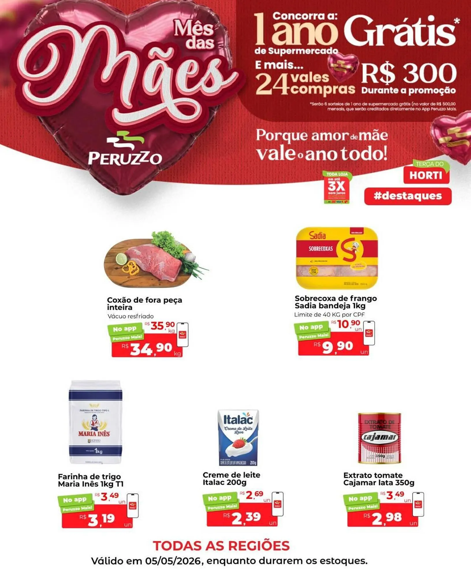 Encarte de Encarte Peruzzo 5 de maio até 5 de maio 2026 - Pagina 1