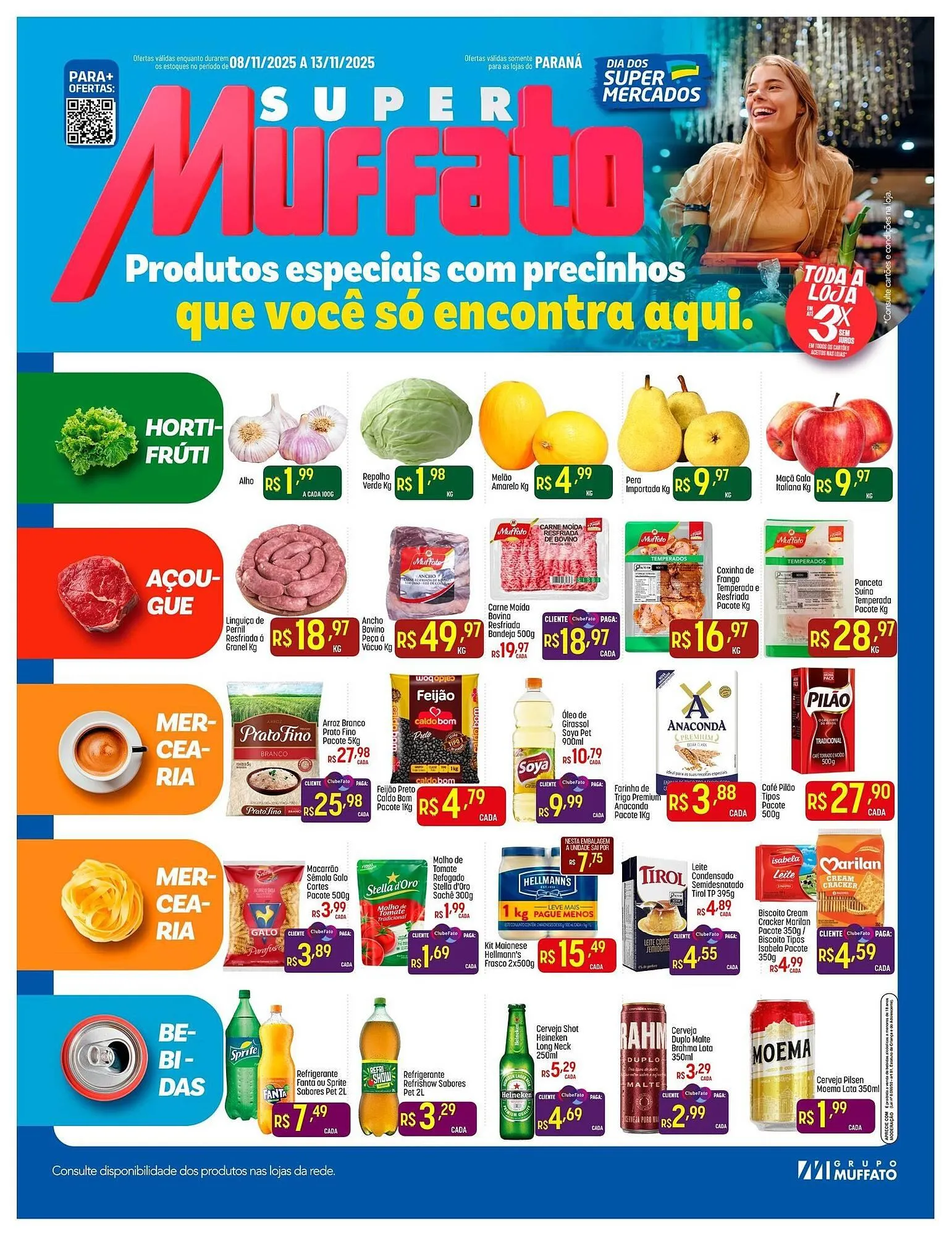 Encarte de Encarte Muffato 8 de novembro até 13 de novembro 2025 - Pagina 1