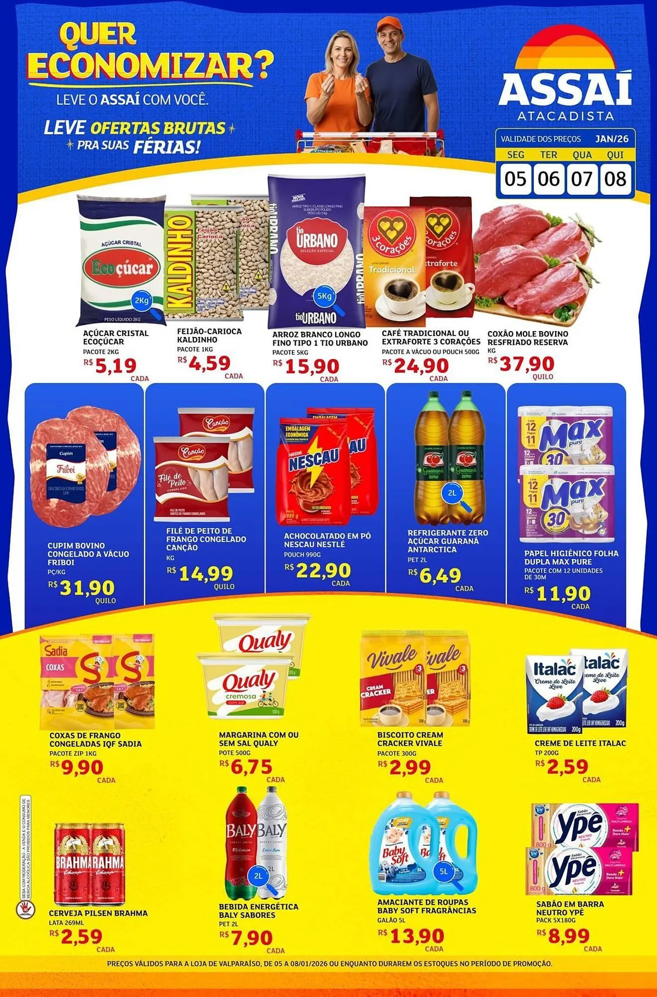 Encarte de Encarte Assaí Atacadista 8 de janeiro até 8 de janeiro 2026 - Pagina 1