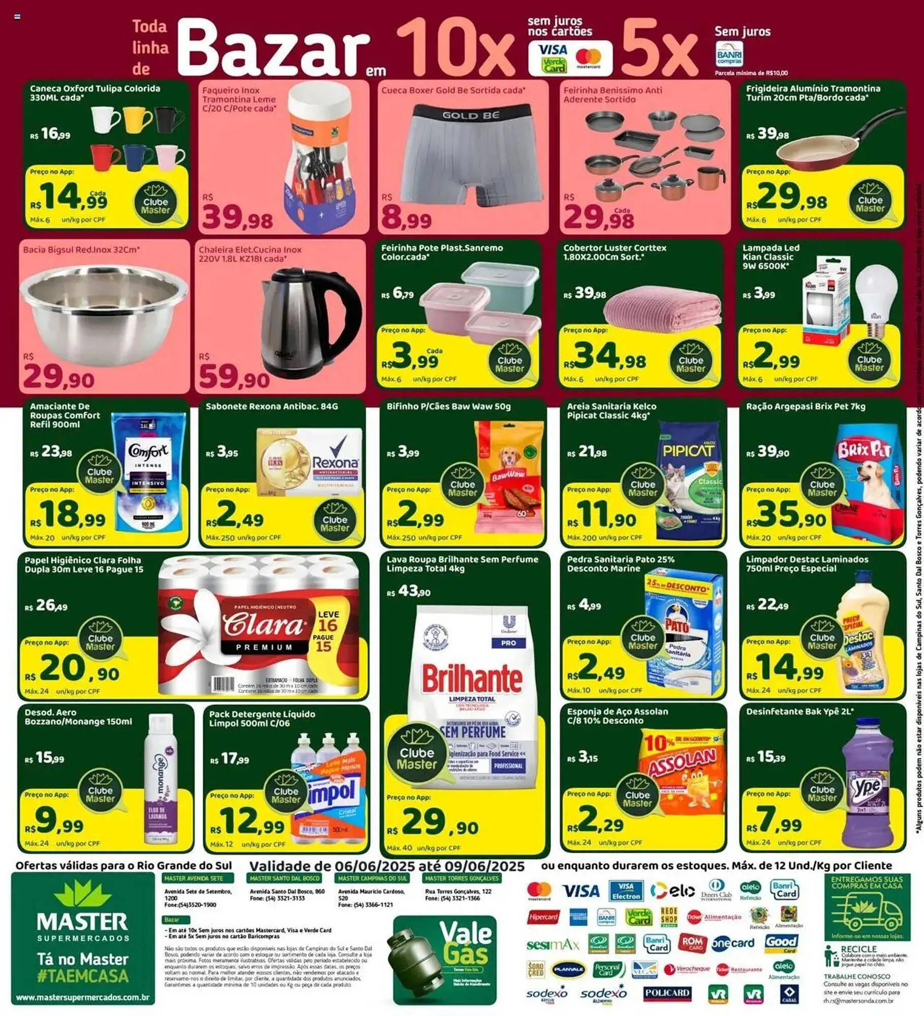 Encarte de Catálogo Master Supermercados 6 de junho até 9 de junho 2025 - Pagina 4