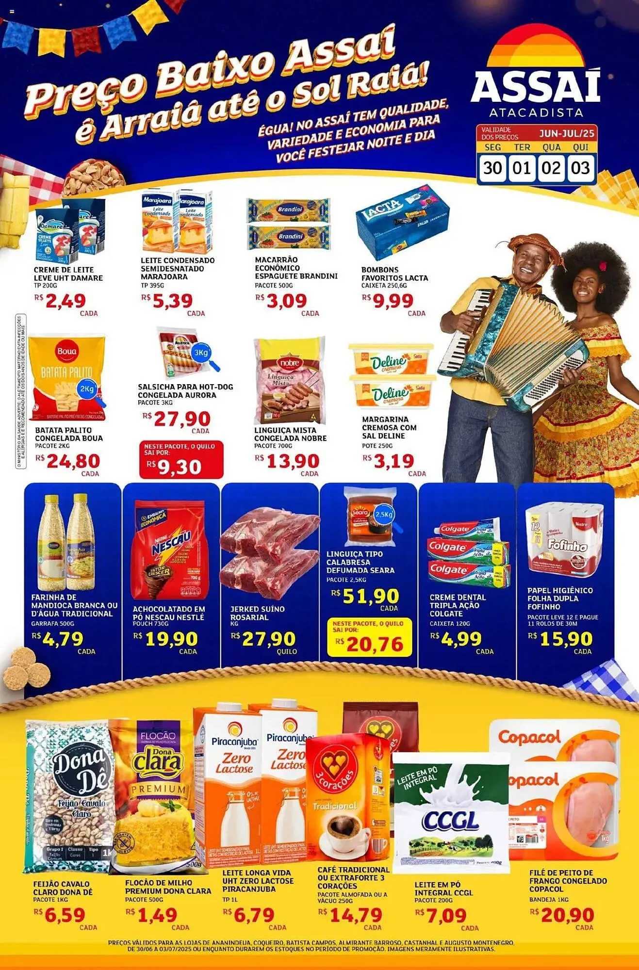 Encarte de Catálogo Assaí Atacadista 30 de junho até 3 de julho 2025 - Pagina 1