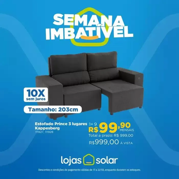 Encarte de Encarte Lojas Solar 17 de março até 22 de março 2025 - Pagina 4