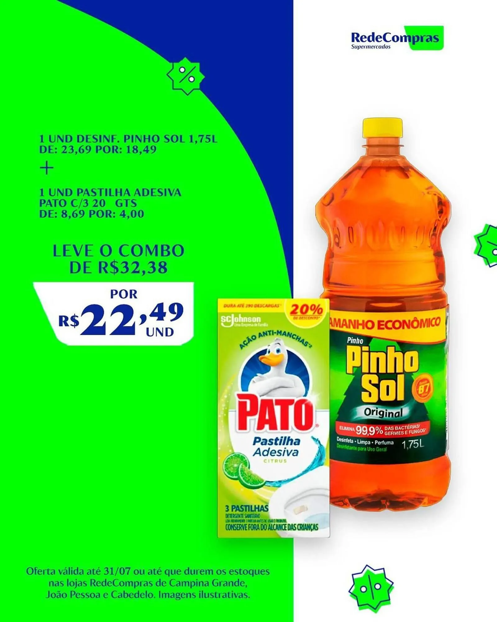 Encarte de Catálogo Rede Compras 22 de julho até 31 de julho 2025 - Pagina 1