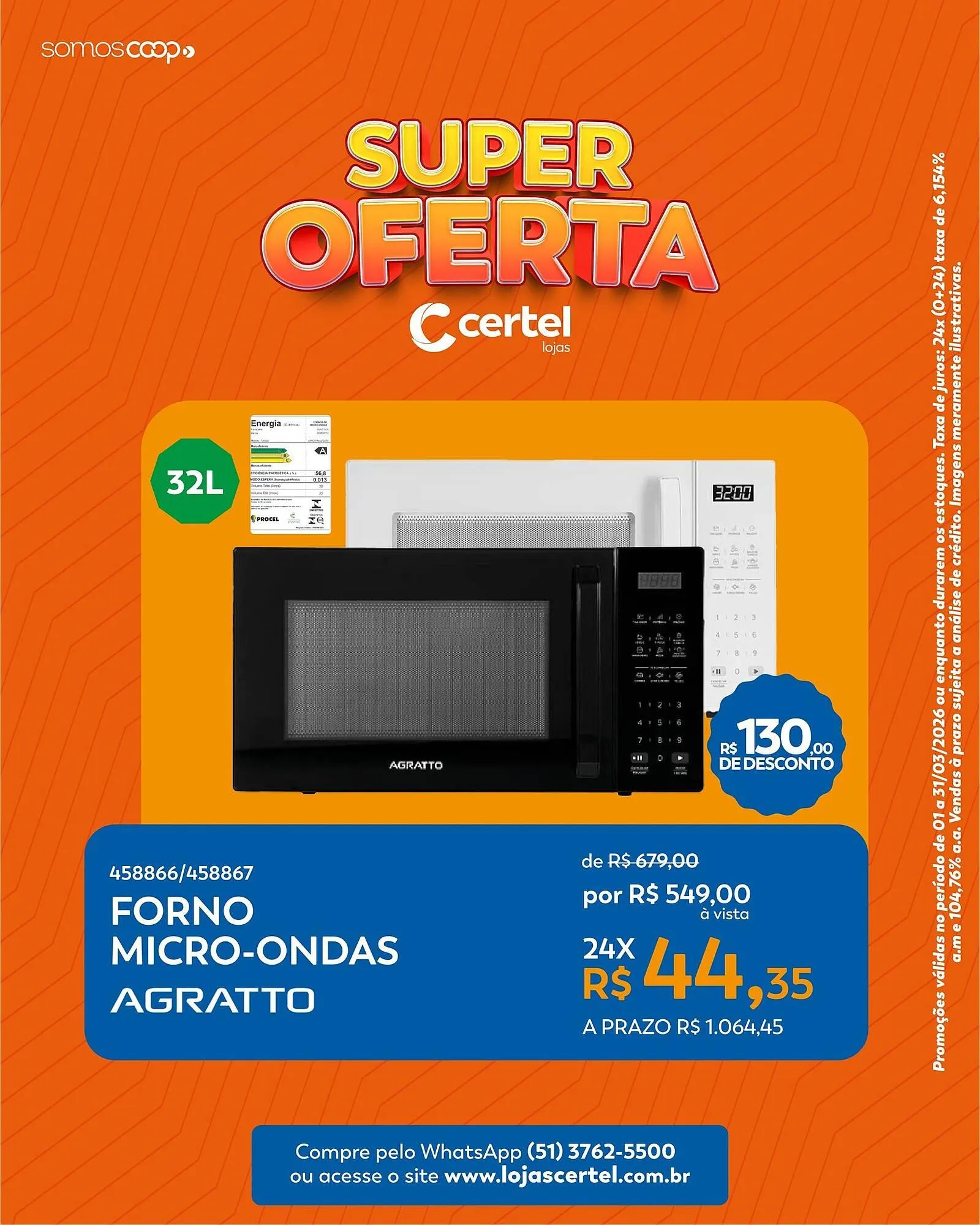 Encarte de Folheto Lojas Certel 1 de março até 31 de março 2026 - Pagina 4