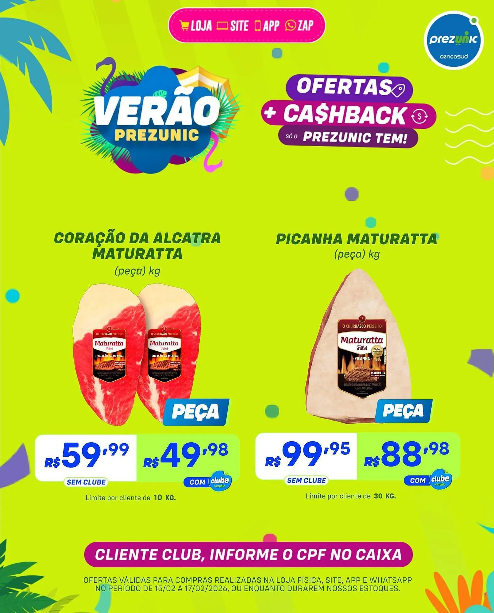 Encarte de Encarte Prezunic 15 de fevereiro até 17 de fevereiro 2026 - Pagina 2