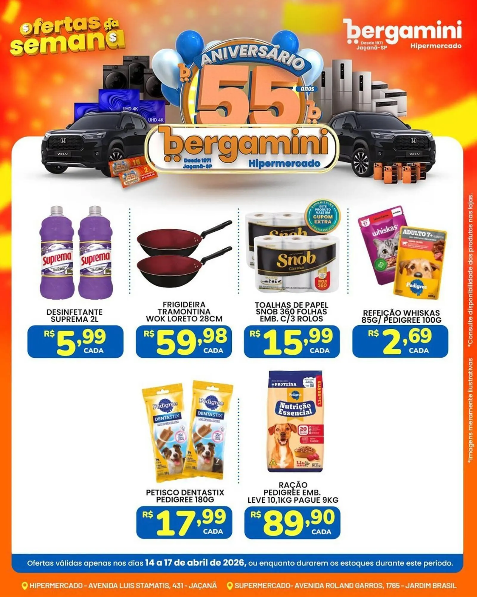 Encarte de Catálogo Supermercado Bergamini 14 de abril até 17 de abril 2026 - Pagina 8