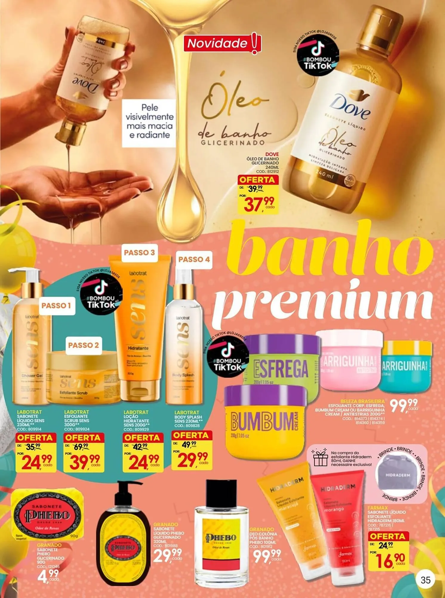 Encarte de Catálogo Lojas Rede 1 de julho até 3 de agosto 2025 - Pagina 35