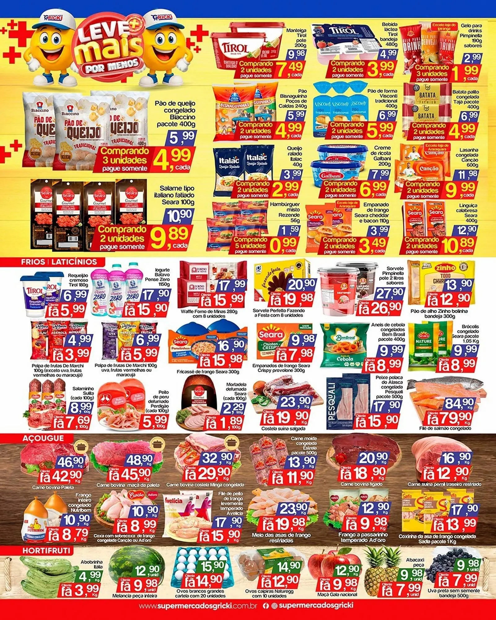 Encarte de Catálogo Supermercados Gricki 1 de maio até 3 de maio 2026 - Pagina 4