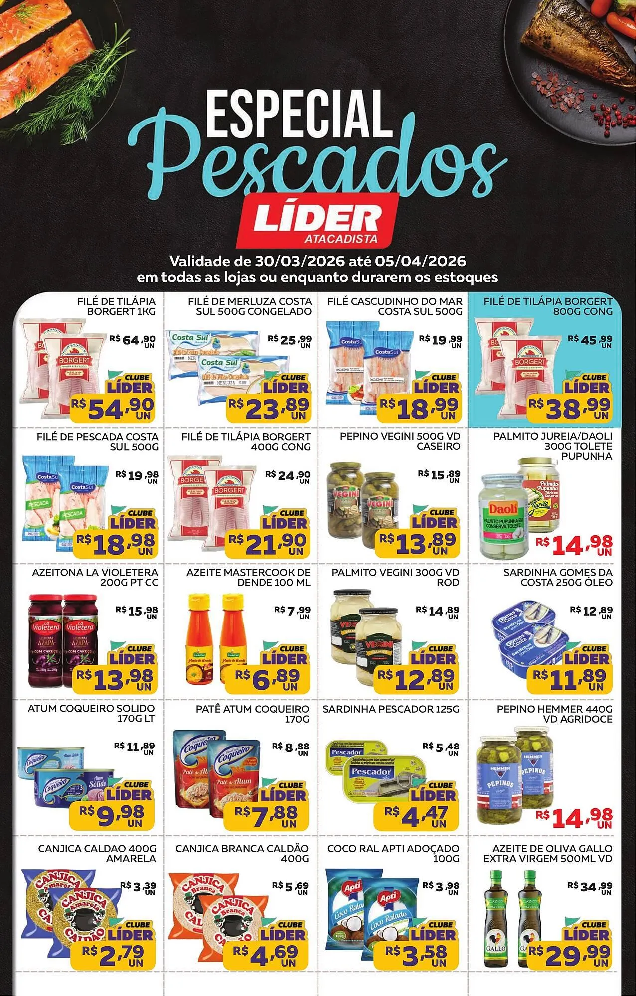 Encarte de Encarte Lider Atacadista 30 de março até 5 de abril 2026 - Pagina 1