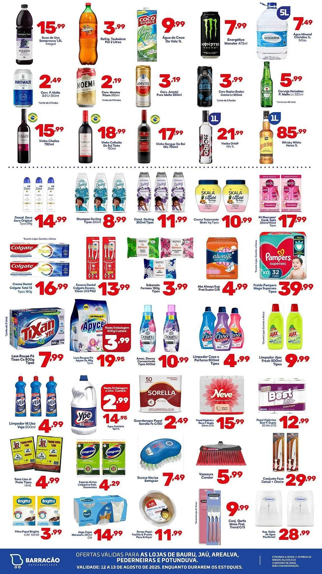 Encarte de Catálogo Barracão Supermercado 12 de agosto até 13 de agosto 2025 - Pagina 4
