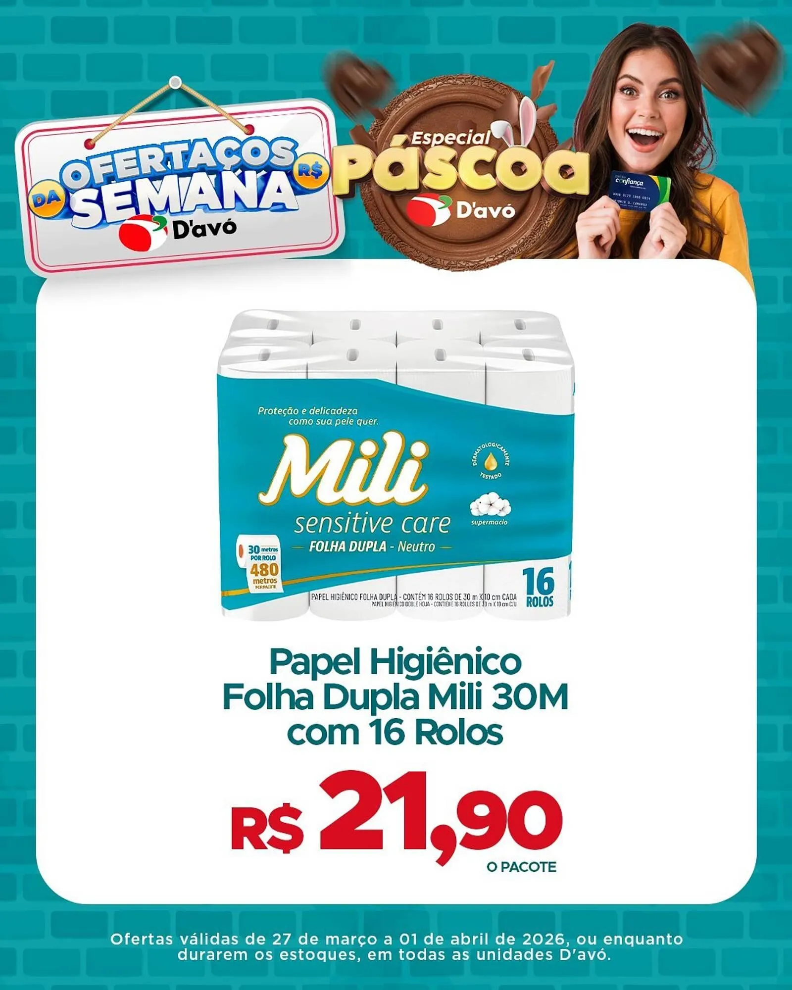 Encarte de Catálogo D'avó Supermercado 27 de março até 1 de abril 2026 - Pagina 1