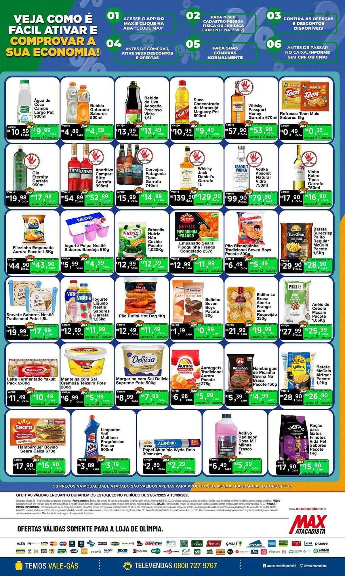 Encarte de Catálogo Max Atacadista 21 de julho até 10 de agosto 2025 - Pagina 2