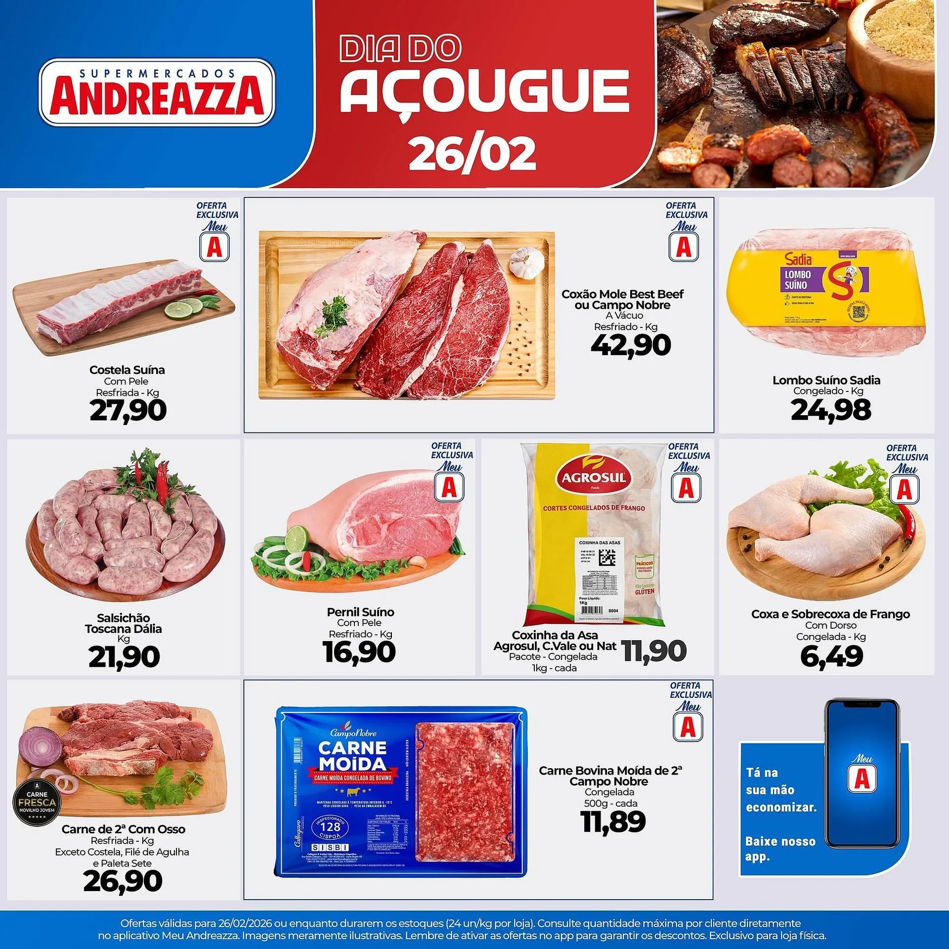 Encarte de Catálogo Supermercados Andreazza 26 de fevereiro até 26 de fevereiro 2026 - Pagina 2