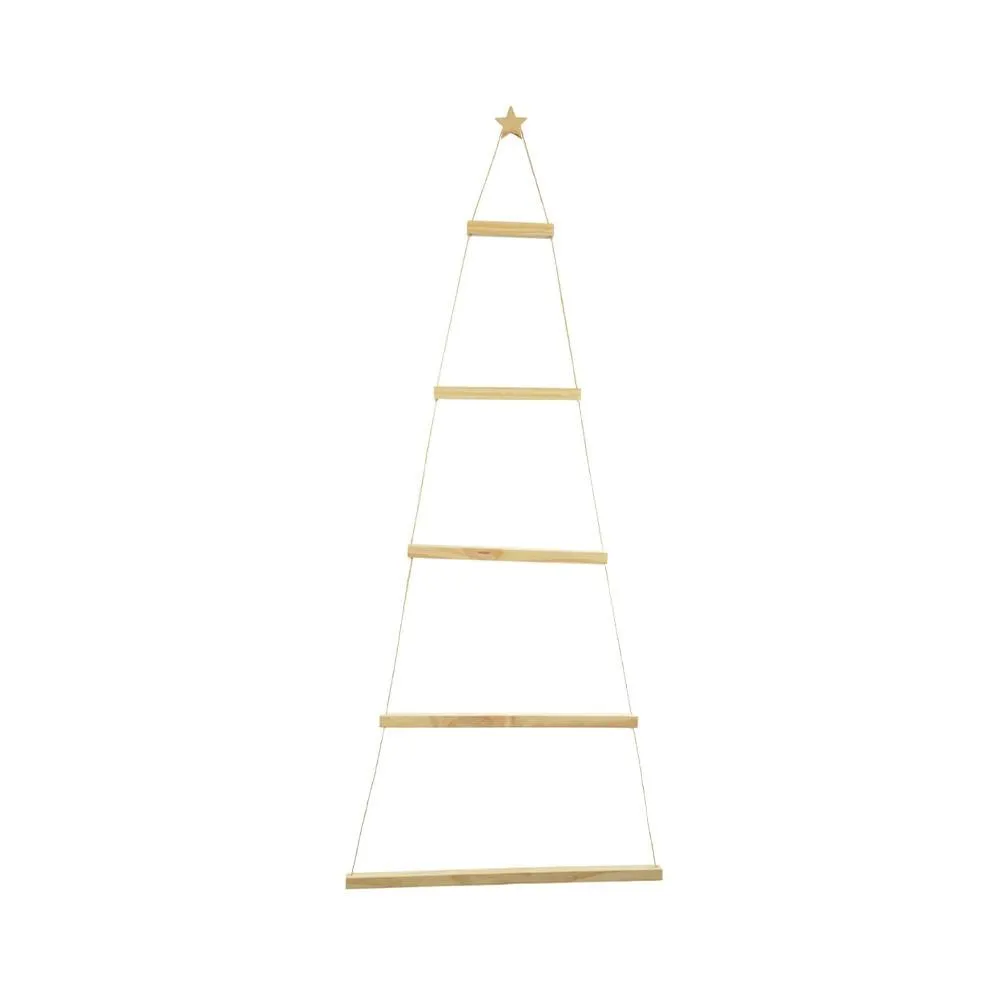 Árvore de Natal Rústica de Madeira D&A 1,30cm