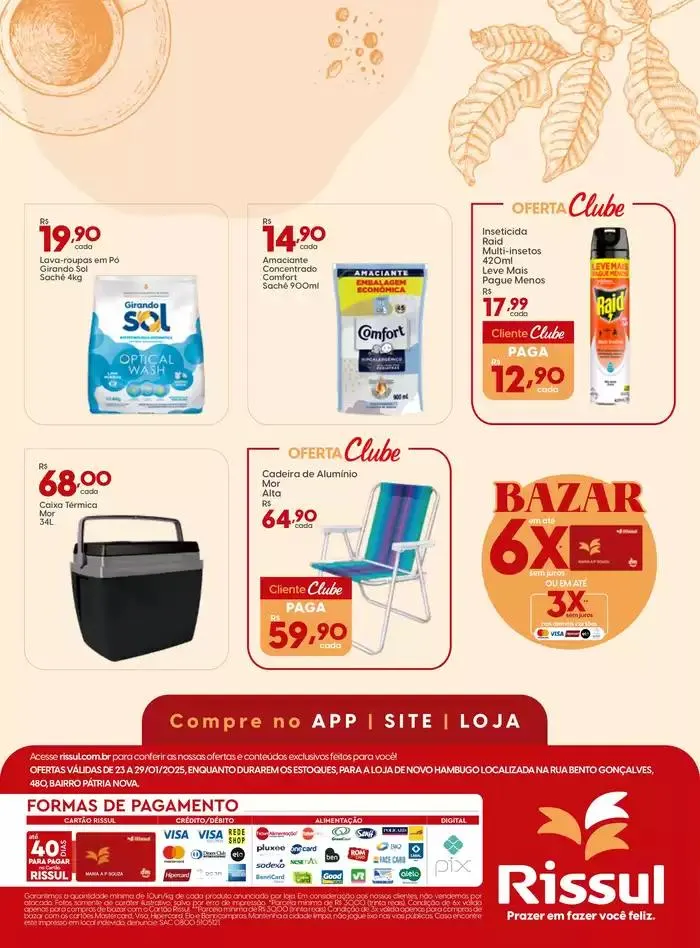 Encarte de Conheça o Novo Rissul Novo Hamburgo 23 de janeiro até 29 de janeiro 2025 - Pagina 8