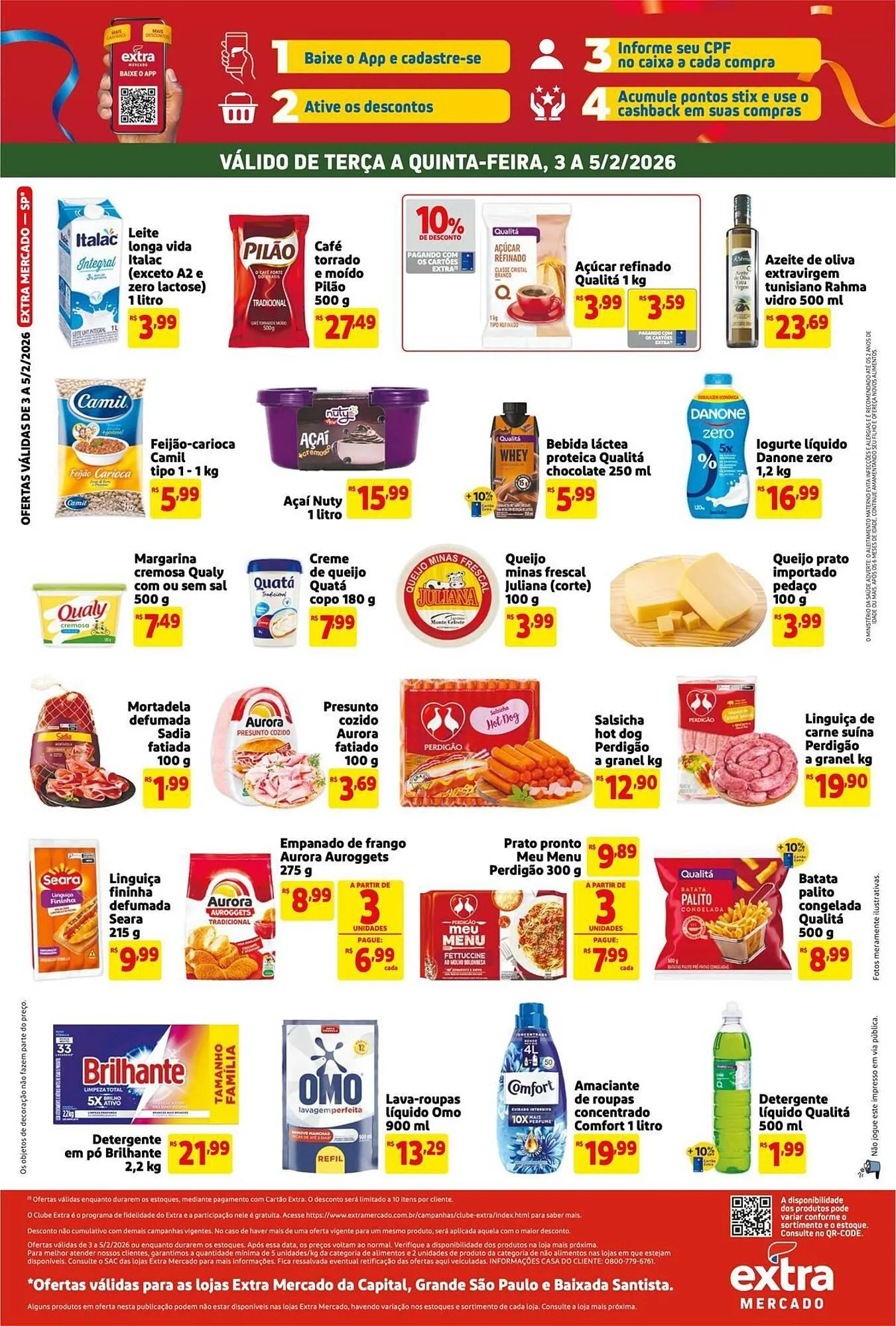 Encarte de Encarte Mercado Extra 3 de fevereiro até 5 de fevereiro 2026 - Pagina 2