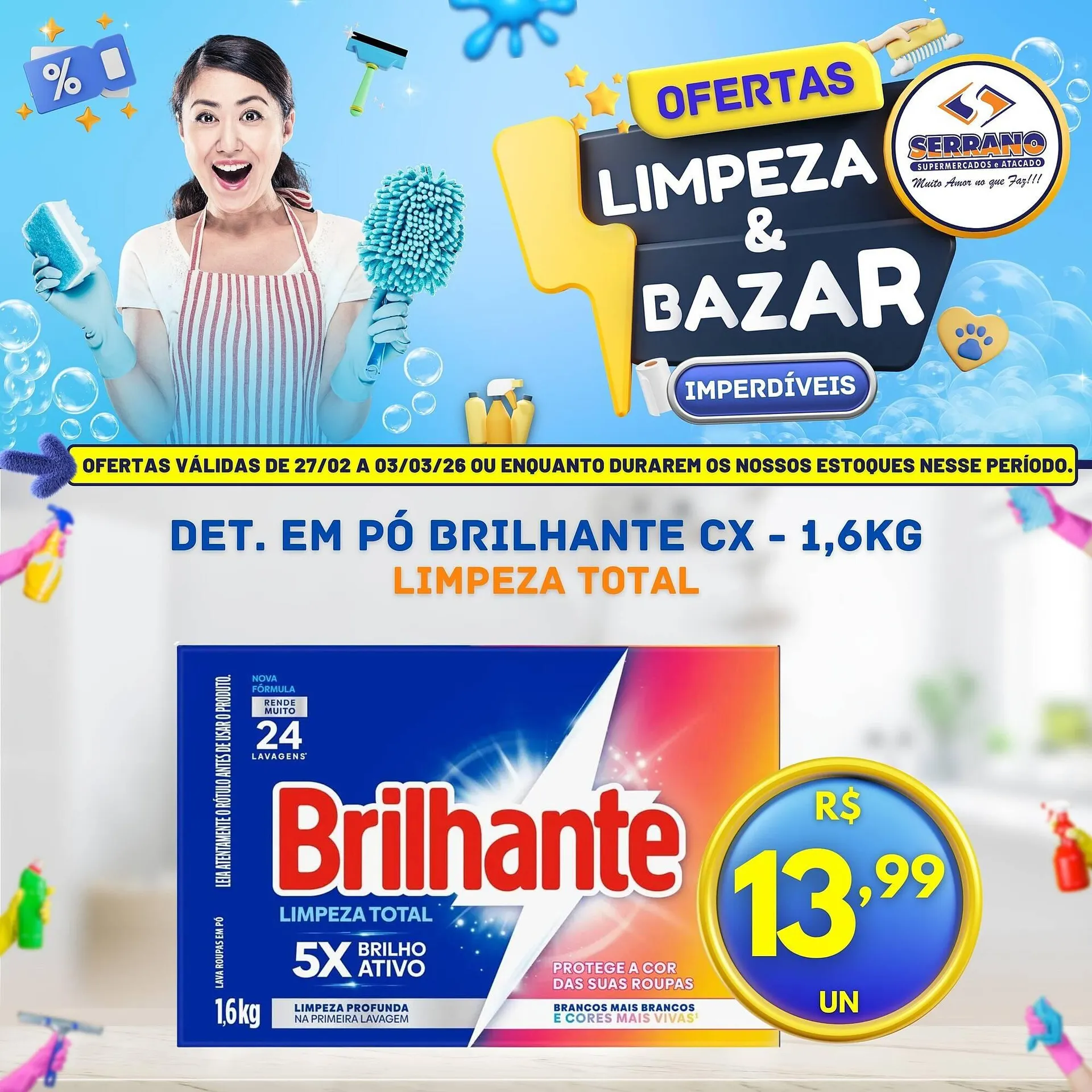 Encarte de Catálogo Serrano Supermercado 3 de março até 3 de março 2026 - Pagina 1