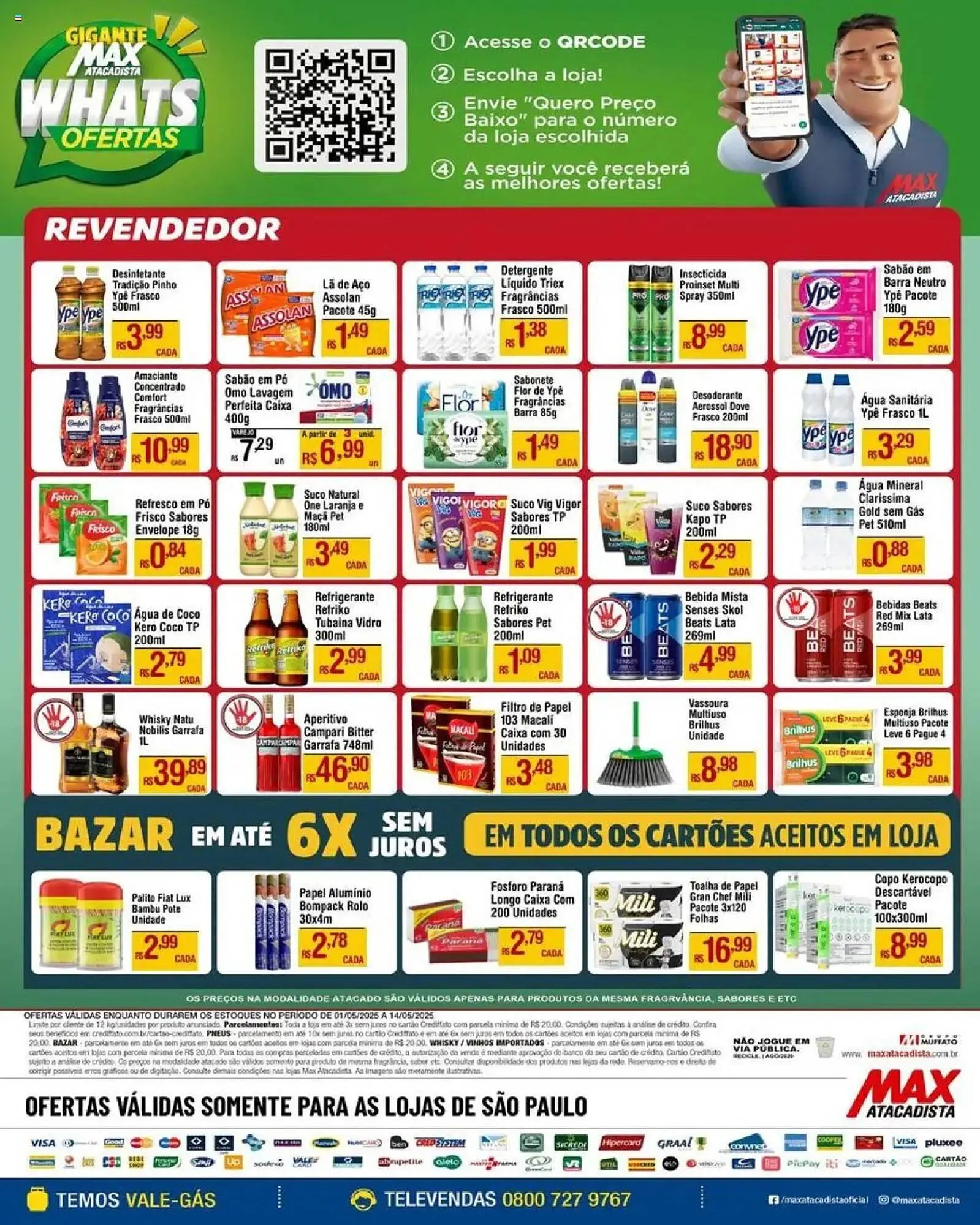 Encarte de Catálogo Max Atacadista 1 de maio até 14 de maio 2025 - Pagina 4