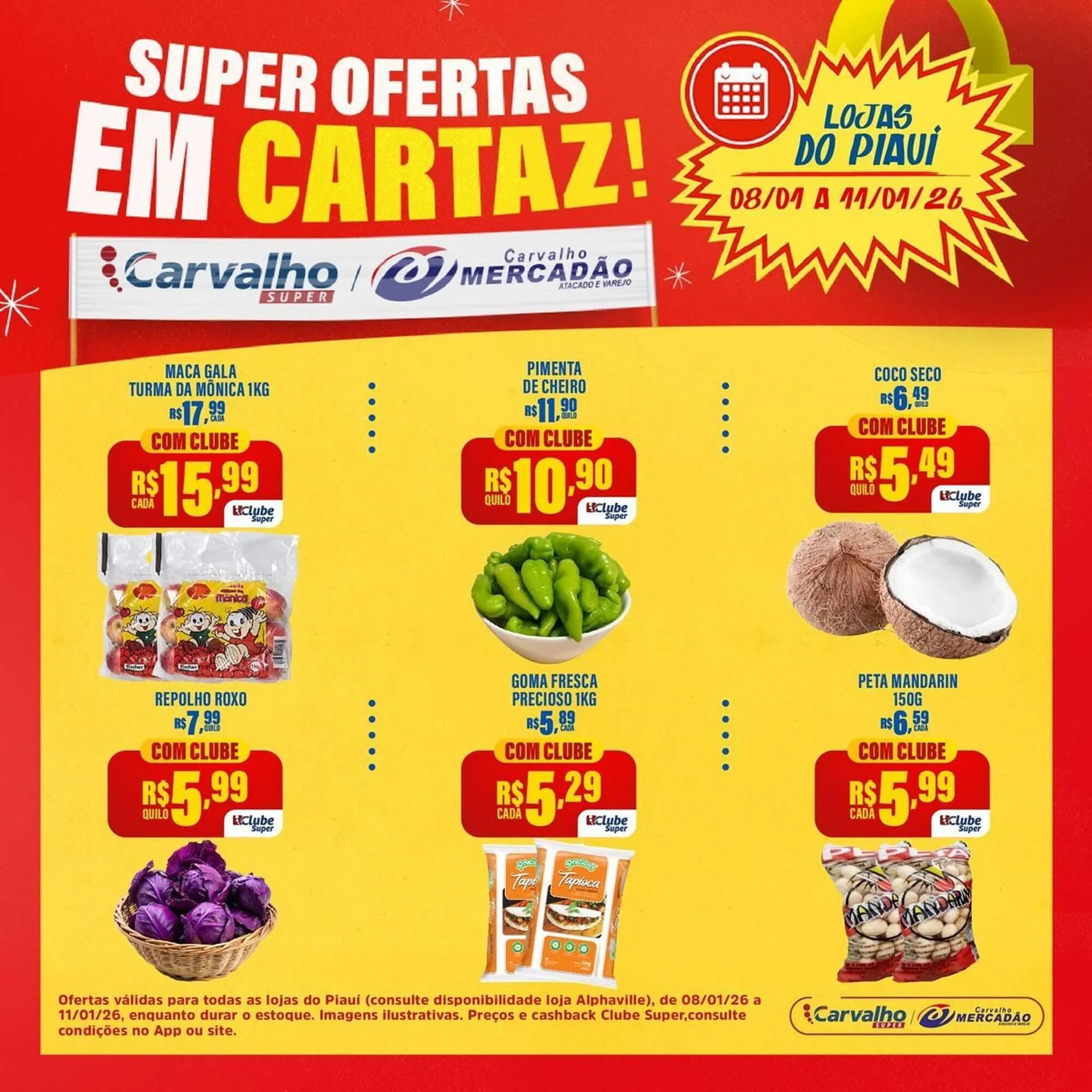 Encarte de Catálogo Carvalho Supermercado 1 de agosto até 1 de novembro 2026 - Pagina 4