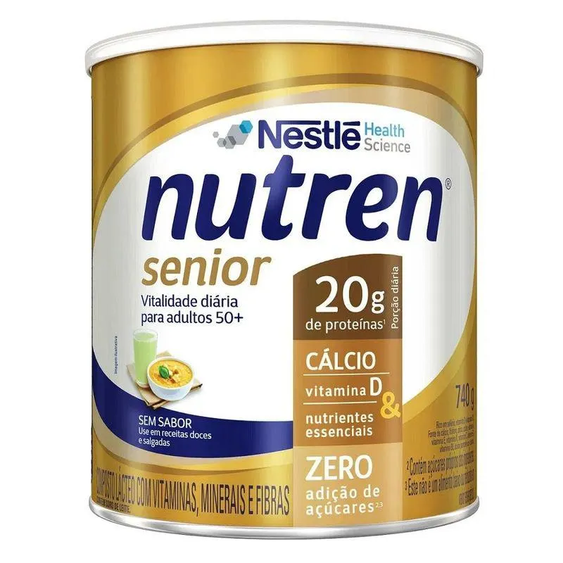 LEITE NUTREN SENIOR SEM SABOR 740G