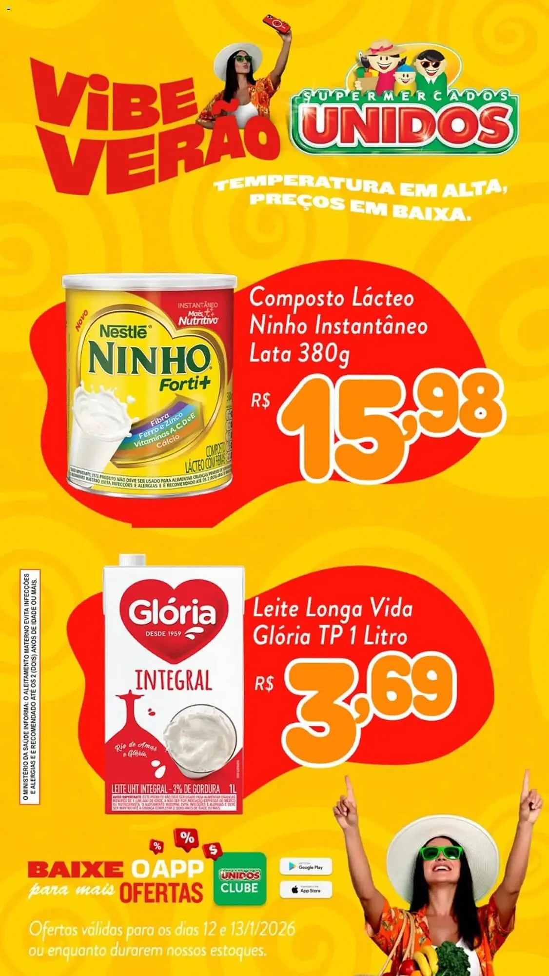 Encarte de Encarte Supermercados Unidos 12 de janeiro até 13 de janeiro 2026 - Pagina 1