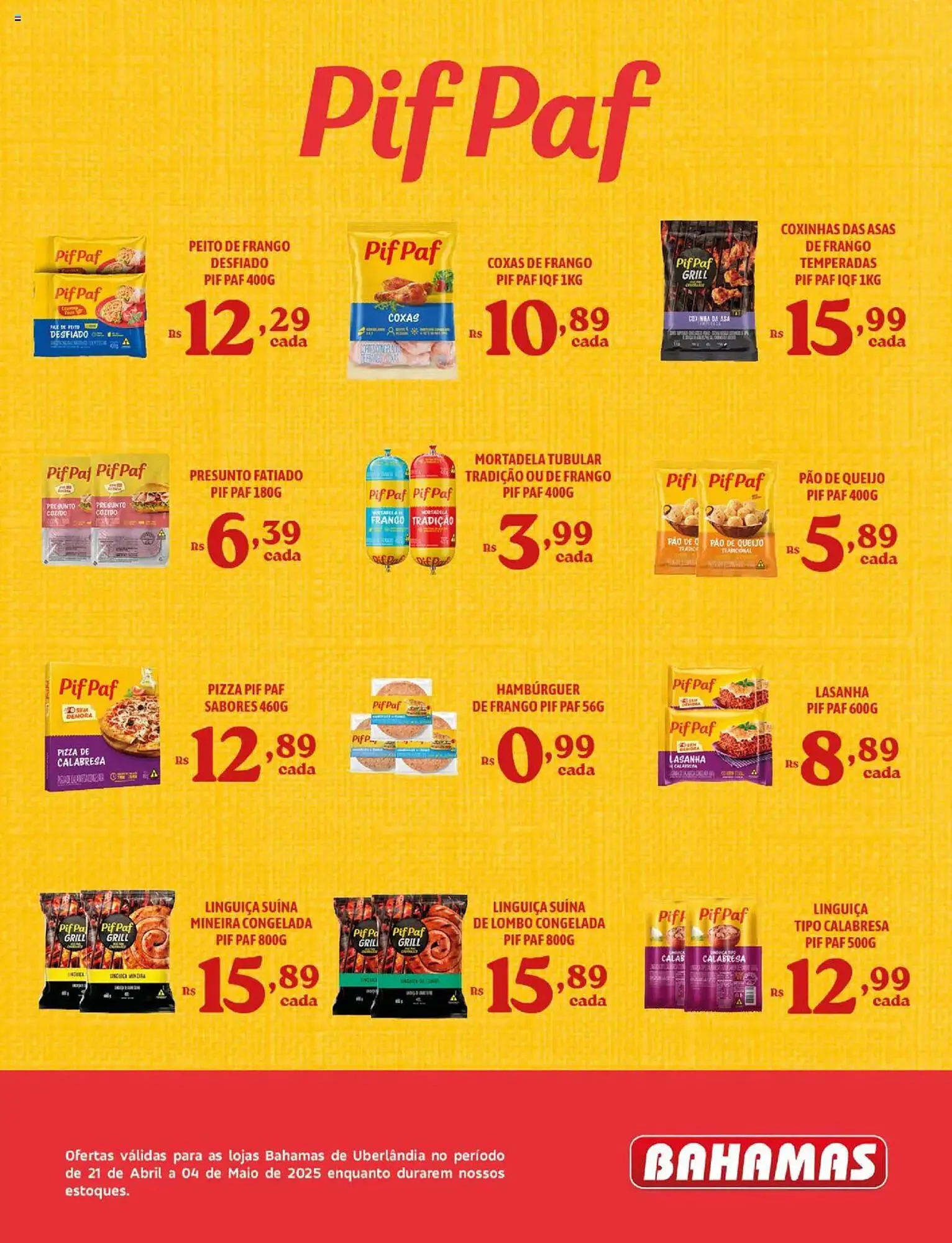 Encarte de Catálogo Bahamas Supermercados 21 de abril até 4 de maio 2025 - Pagina 12