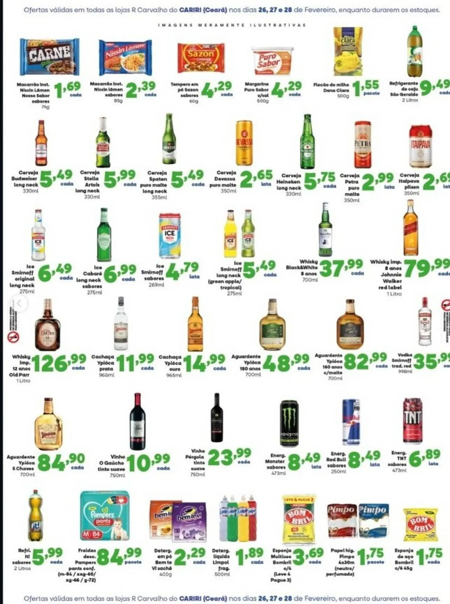 Encarte de Catálogo Carvalho Supermercado 27 de fevereiro até 28 de fevereiro 2026 - Pagina 2