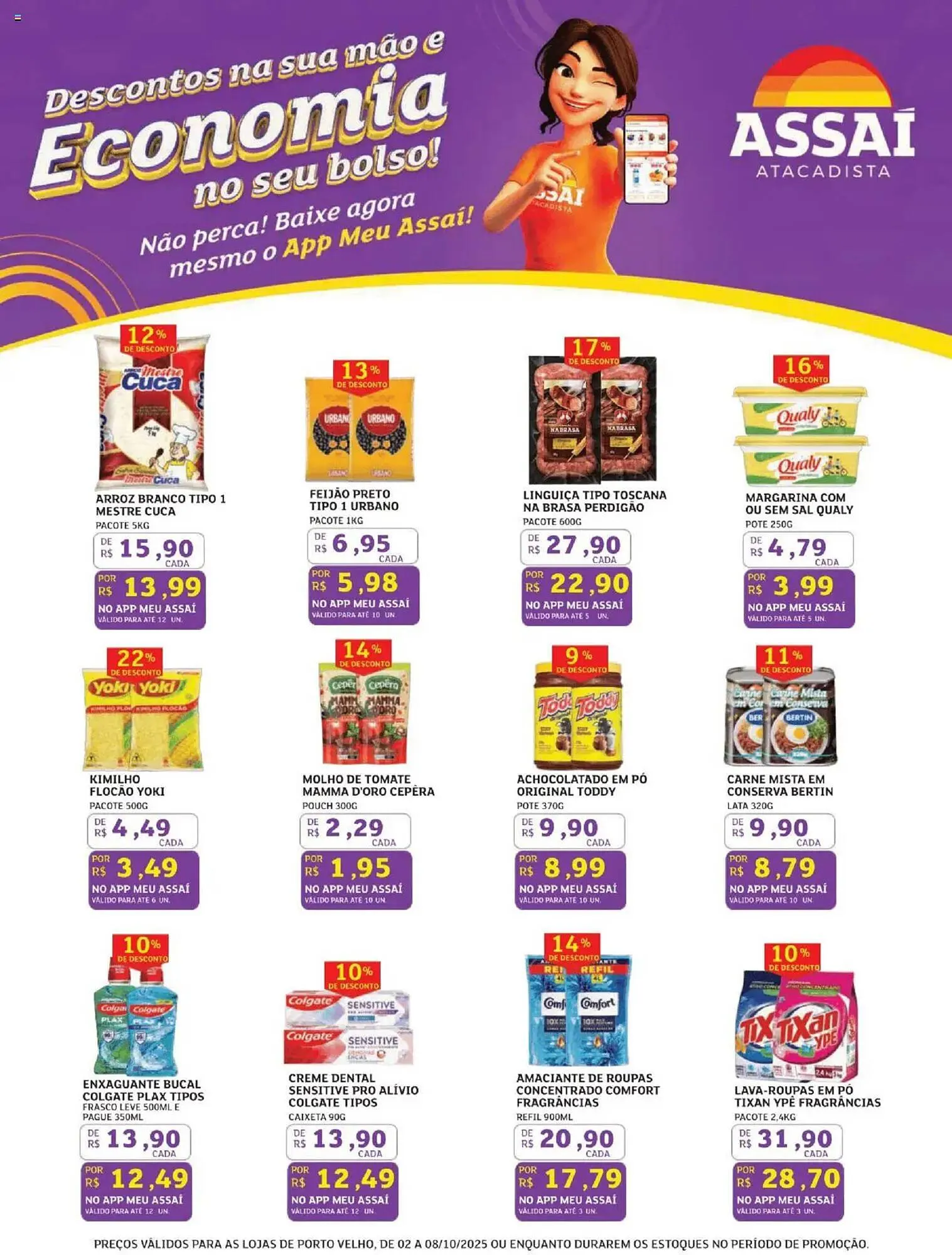 Encarte de Encarte Assaí Atacadista 2 de outubro até 8 de outubro 2025 - Pagina 1