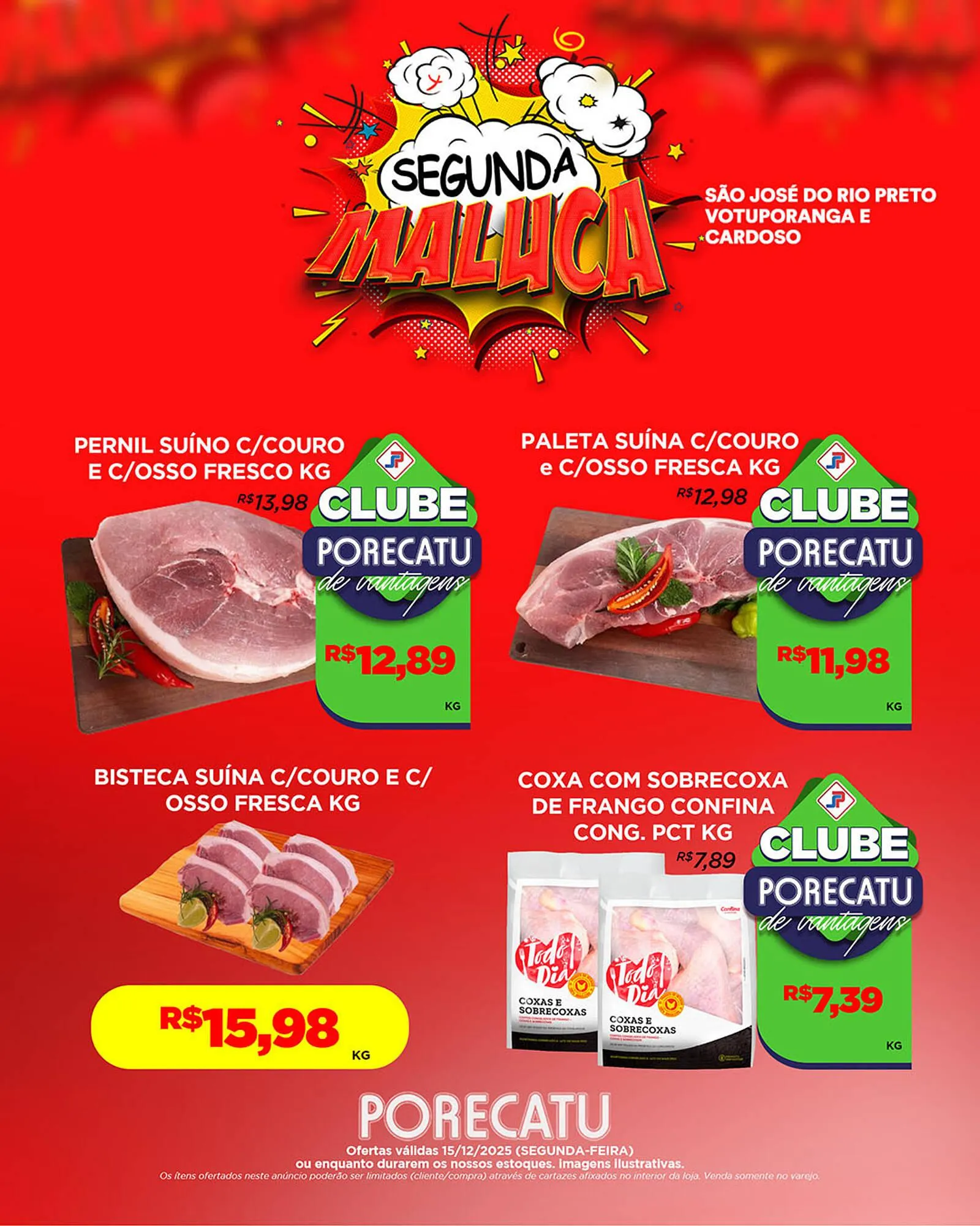 Encarte de Catálogo Supermercado Porecatu 15 de dezembro até 15 de dezembro 2025 - Pagina 1