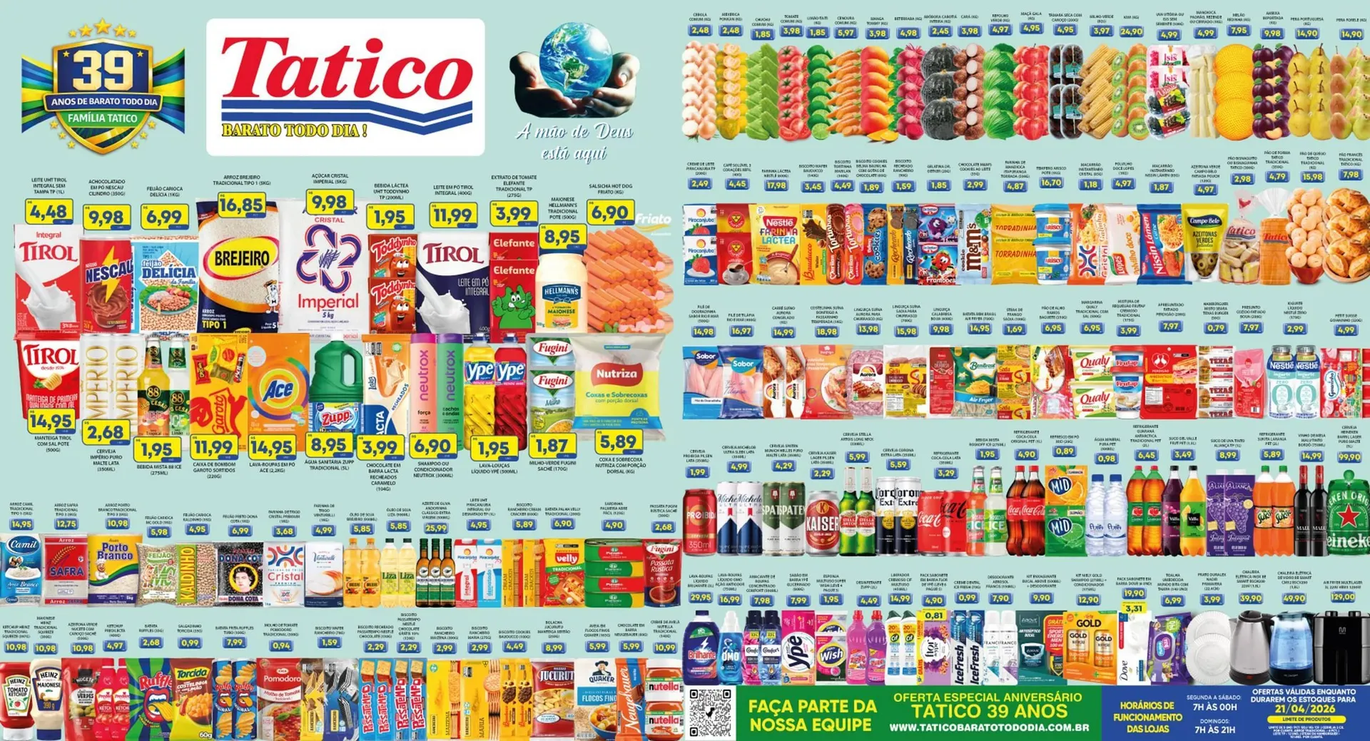 Encarte de Tabloide Tatico 21 de abril até 21 de abril 2026 - Pagina 1