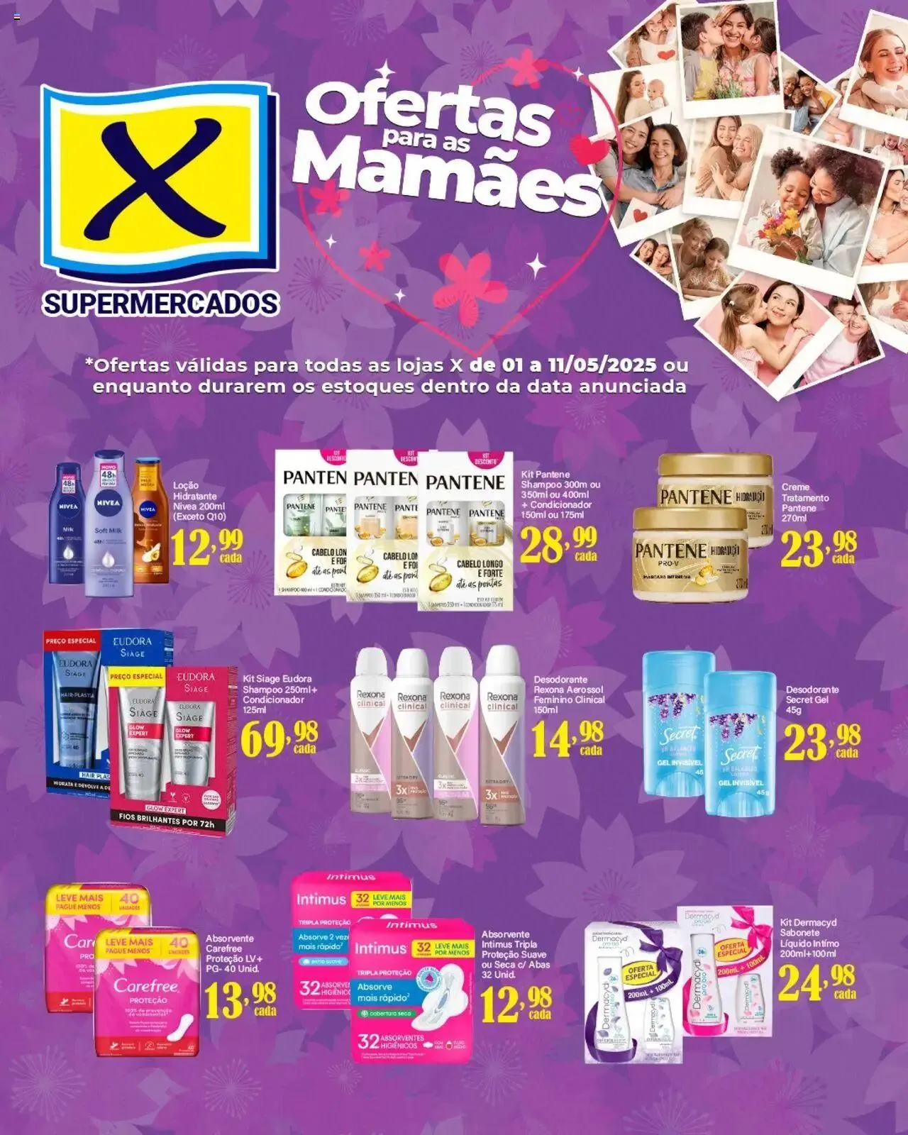 Encarte de X Supermercados - Ofertas Dia das Mães 1 de maio até 11 de maio 2025 - Pagina 3