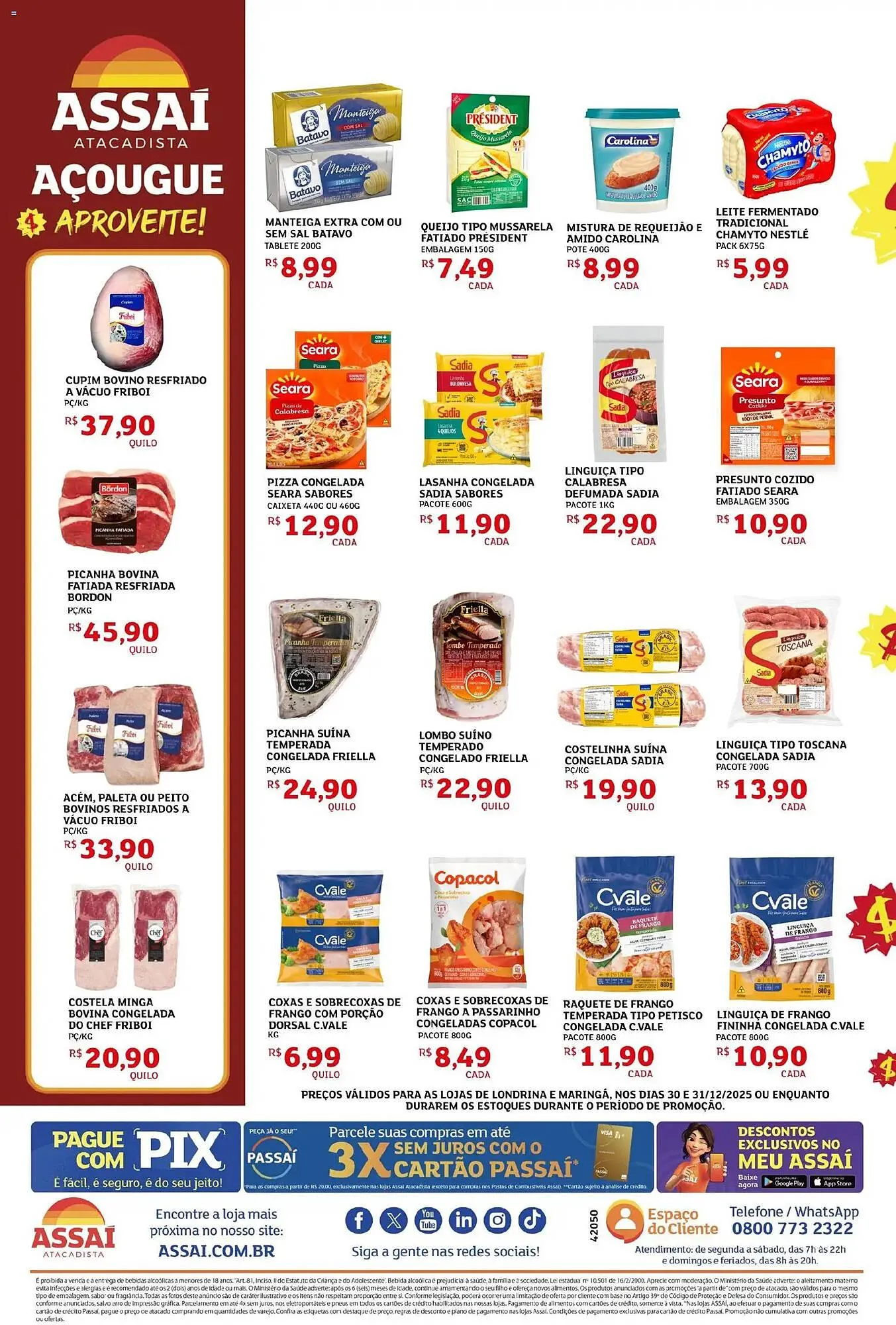 Encarte de Encarte Assaí Atacadista 30 de dezembro até 31 de dezembro 2025 - Pagina 2