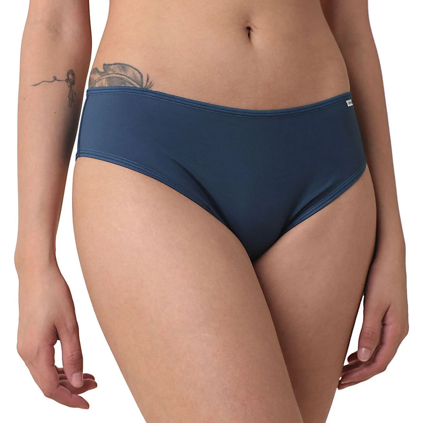 Kit 3 Calcinhas Delrio Lisa Pink/Amarelo/Marinho