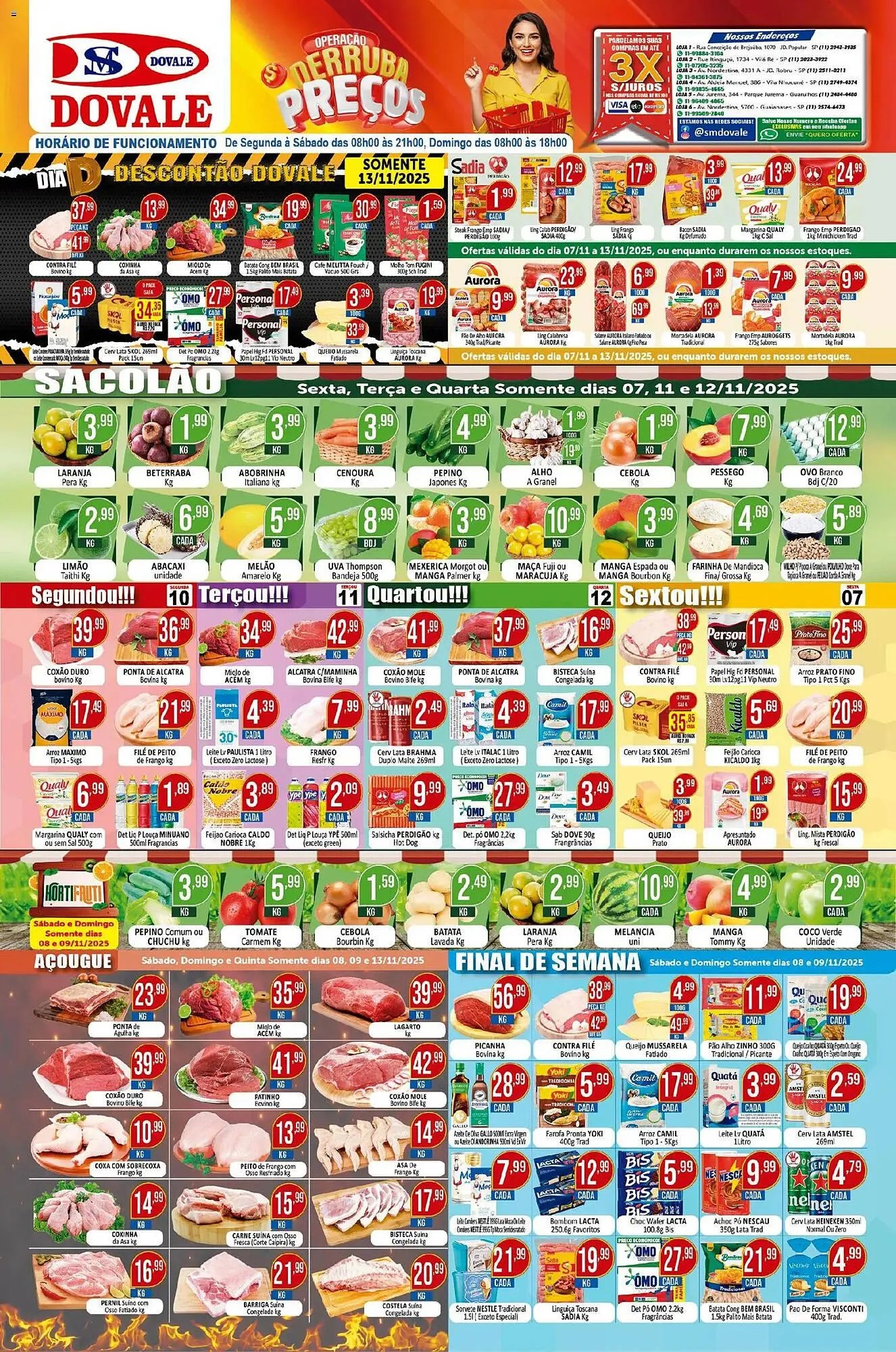Encarte de Folheto Dovale 10 de novembro até 13 de novembro 2025 - Pagina 1
