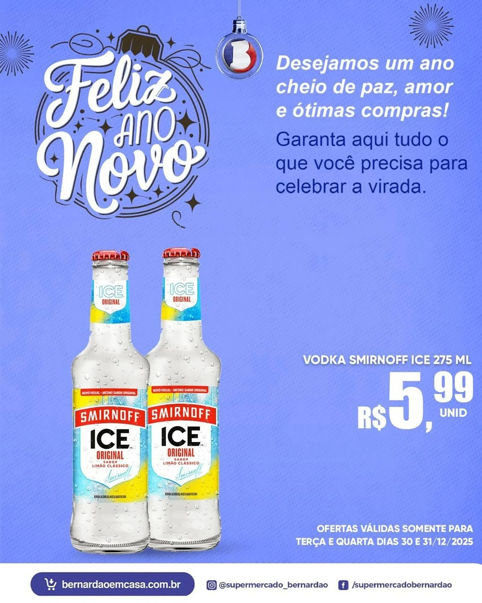 Encarte de Catálogo Supermercado Bernardão 30 de dezembro até 31 de dezembro 2025 - Pagina 1